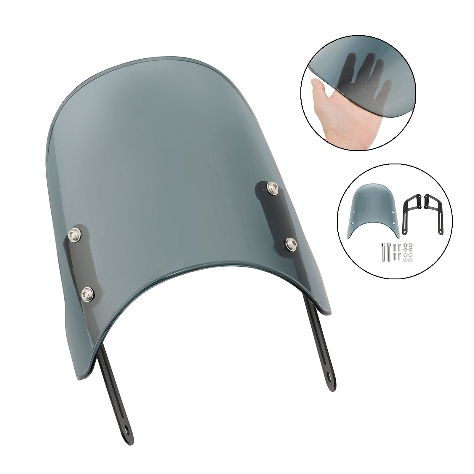 Tuulilasi sopiva tuulilasi Scrambler 1200 XC XE 19-23 Street Twin 900 16-23