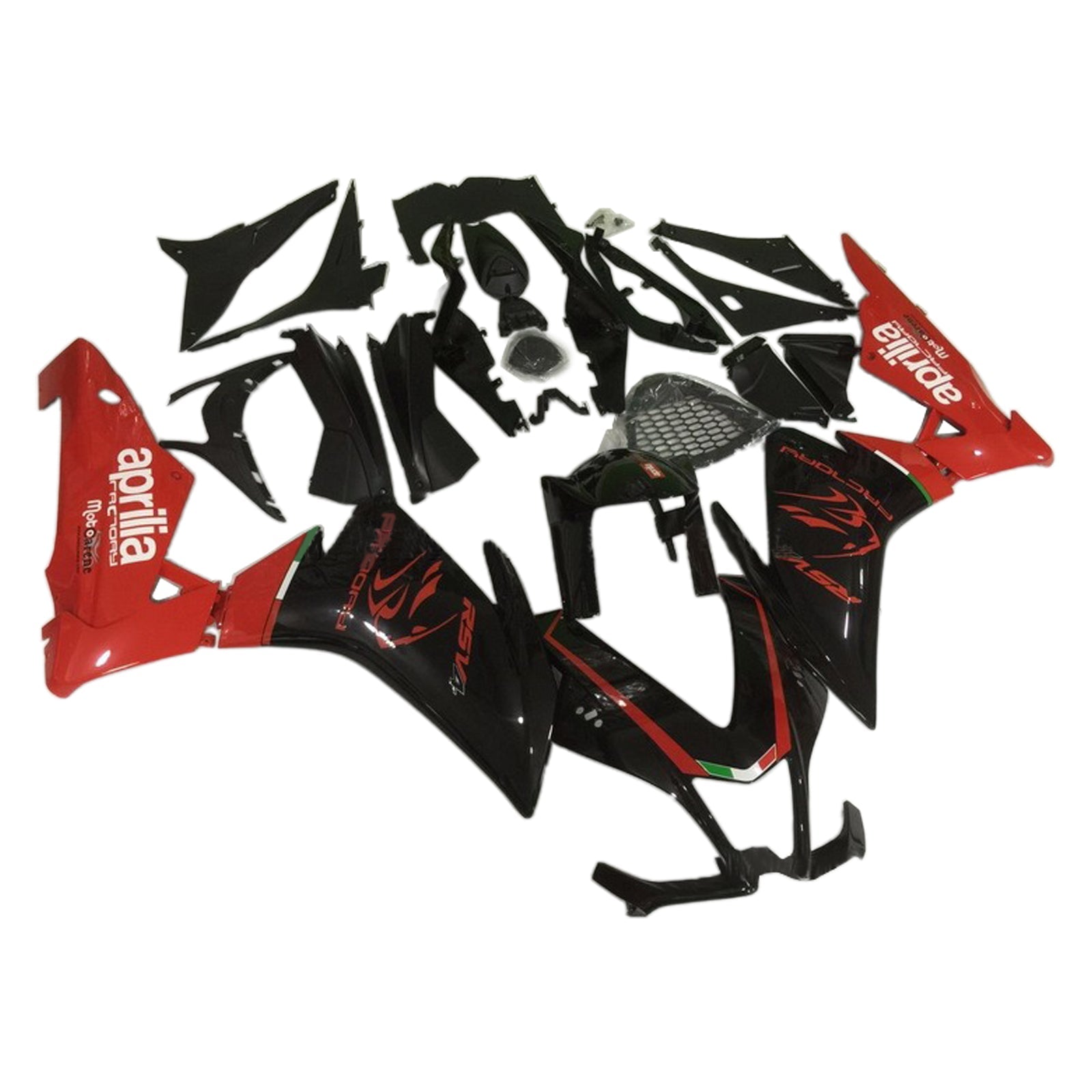 Amotopart Aprilia RSV4 1000 2009-2015 Kit Carrosserie plastični abs