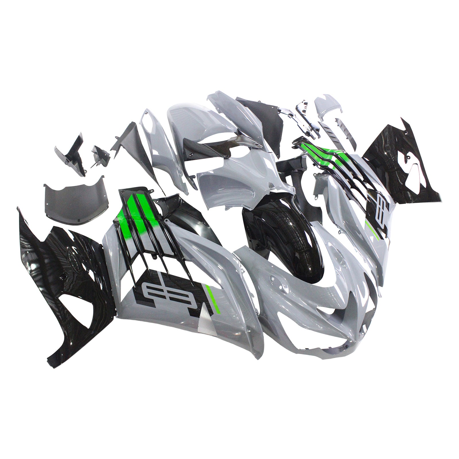 Kit de carénage par injection, carrosserie adaptée à la Kawasaki ZX14R ZZR1400 2012-2026