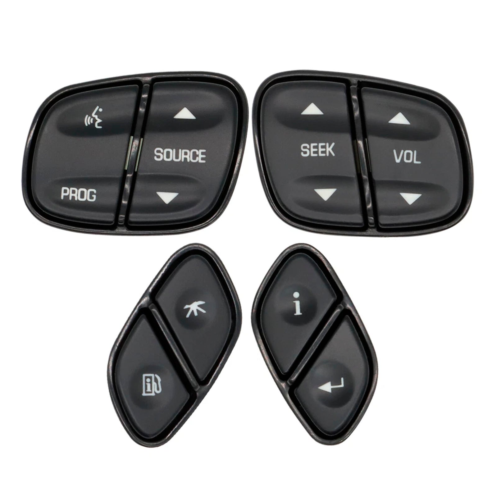 4 boutons de commande au volant pour éclairage Chevy Suburban 2003-2006