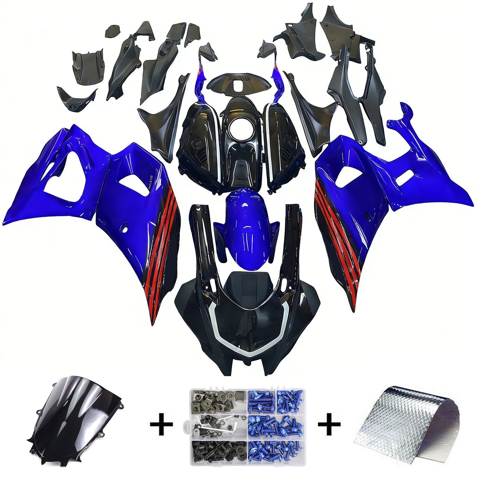 Kit de carénage à injection en plastique ABS pour Yamaha YZF-R7 2021-2025