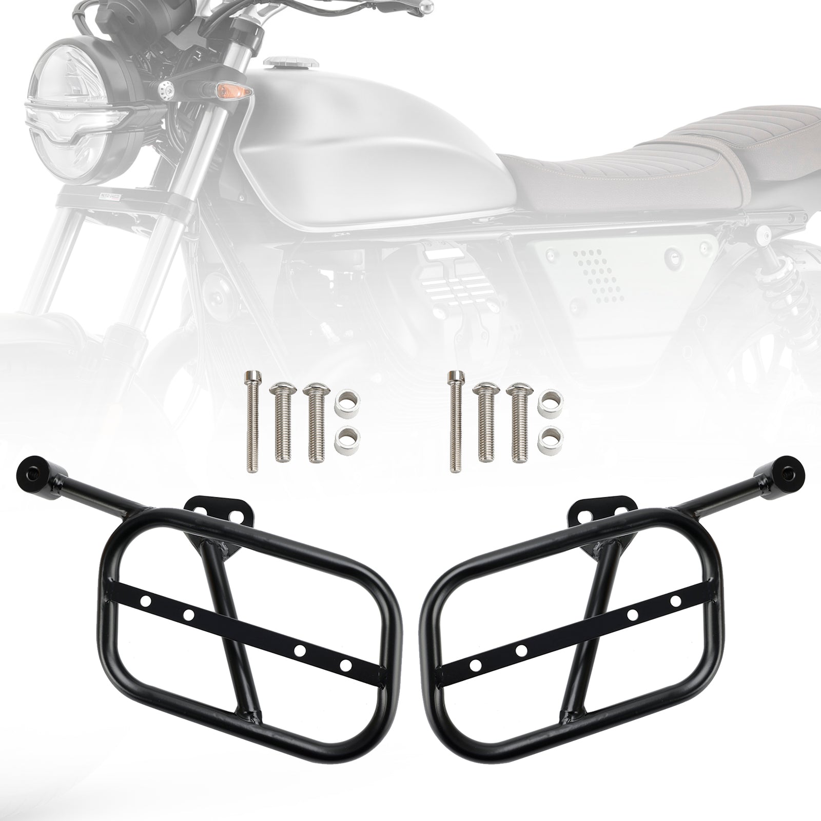 Sacoche De Selle Fixation Support Sacoche Pour Guzzi V9 Bobber Roamer 18-24 droit