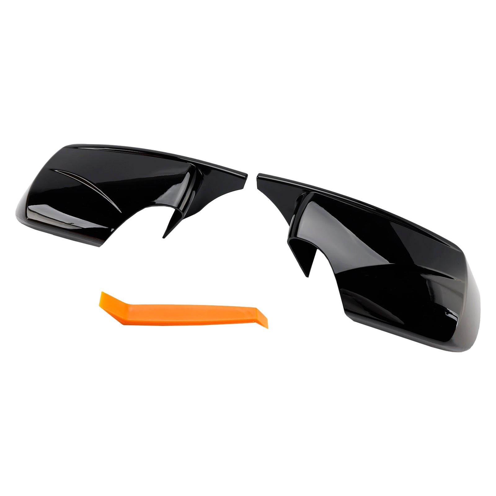 2 M-stijl zijspiegelbehuizingen voor BMW E46 Sedan en E39 4-deurs (1998-2005)