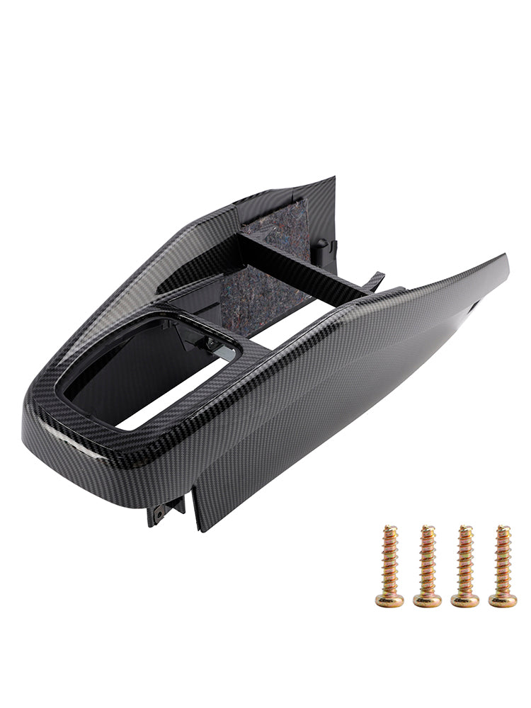 Garniture de console centrale de voiture VW Golf Jetta 1999-2005 1J1863201D motif fibre de carbone