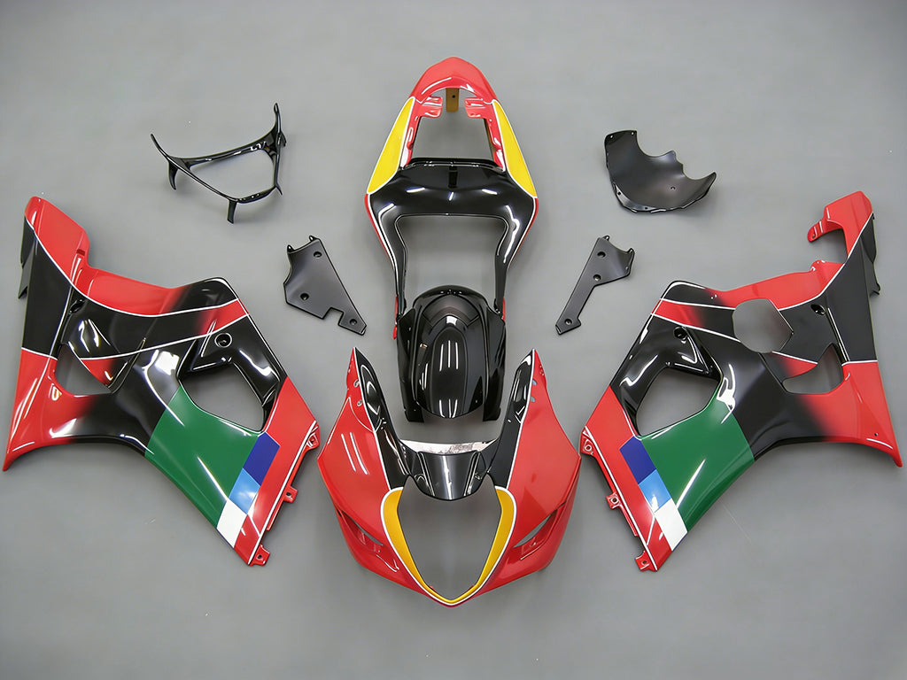 Kit de carénage par injection, carrosserie en plastique ABS, compatible avec Suzuki GSXR1000 2003-2004