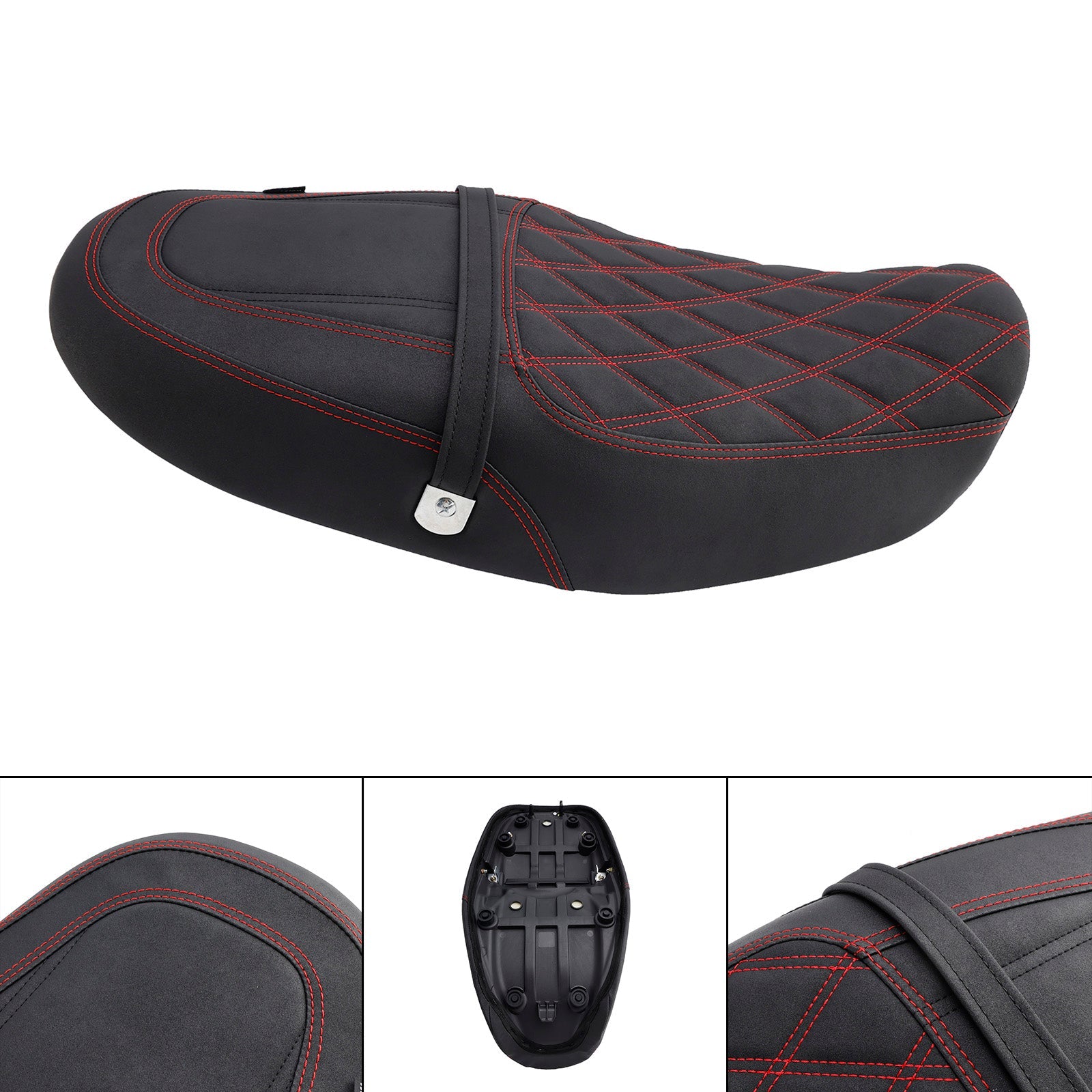 Siodło pasażera z przodu i tylne wyściełane dla Kawasaki Z900RS 2018-2024
