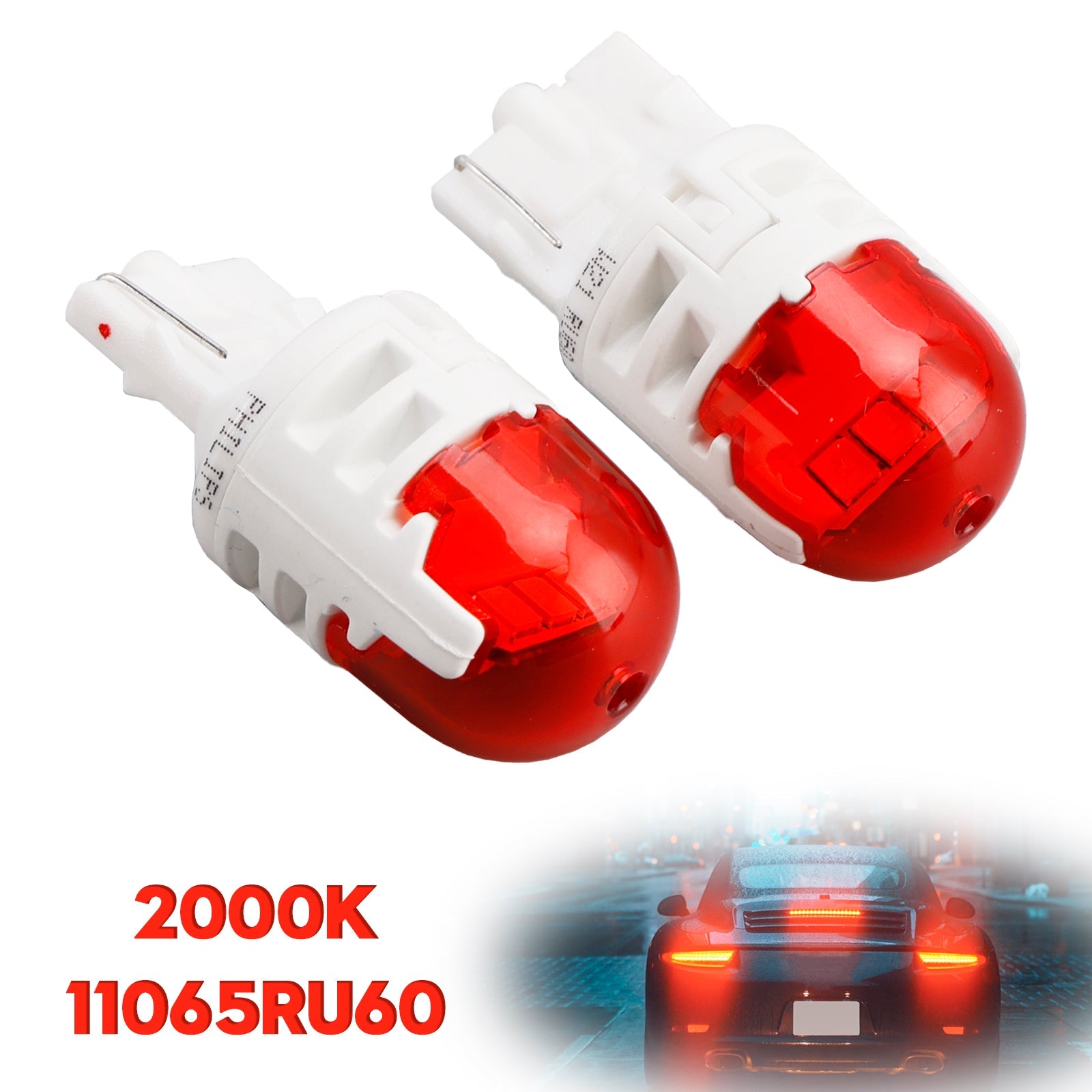 Faro anteriore a LED rosso Ultinon Pro6000 W21W 11065RU60 per auto Philips