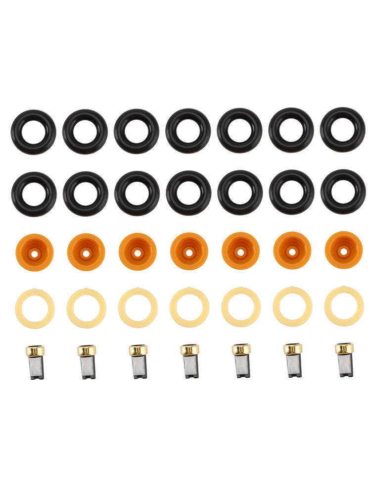 Conjunto de 6 juntas tóricas para inyector de combustible, para Audi 80, 90, 100, A4, A6, A8 2.4, 2.6, 2.8