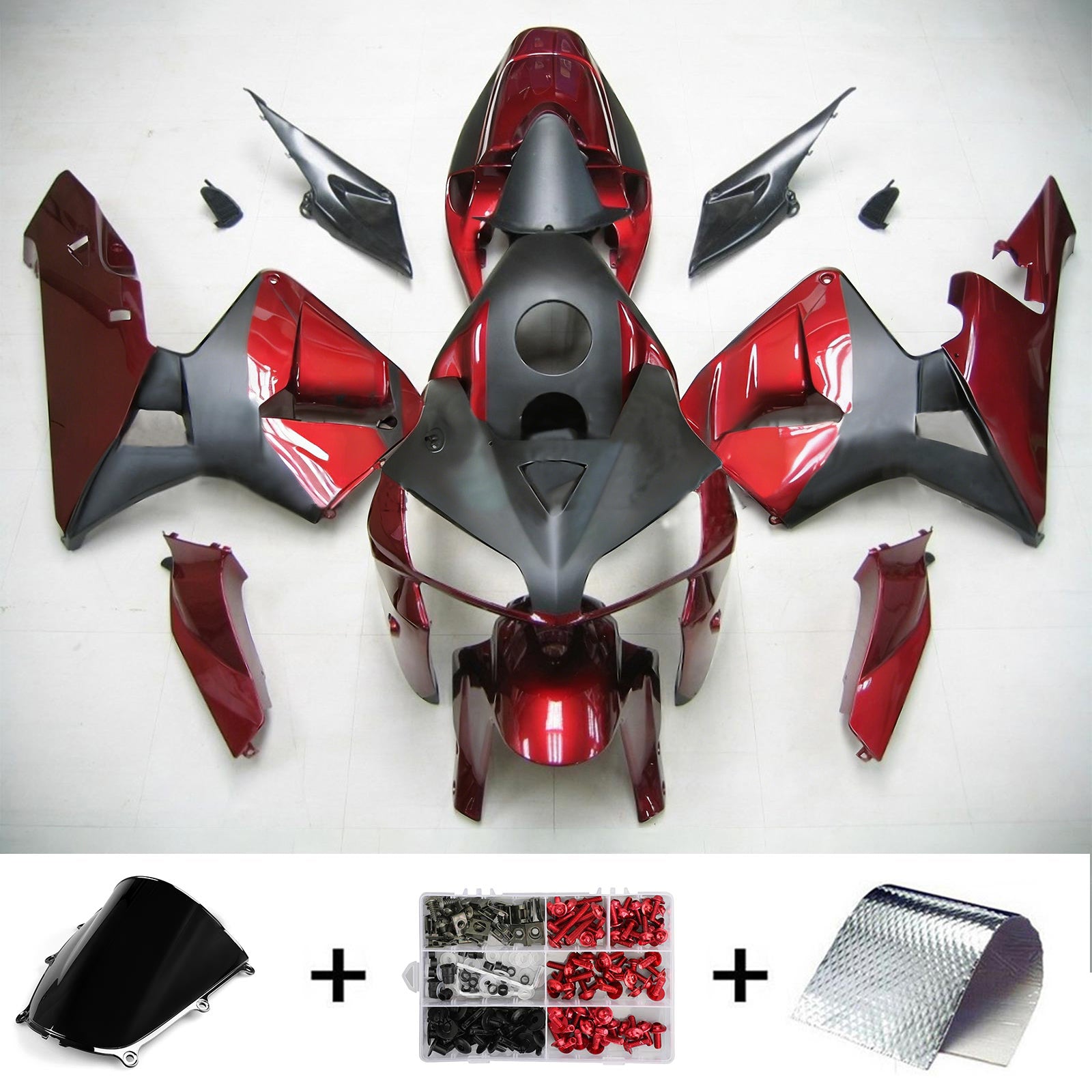 Kit de carénage par injection, carrosserie en plastique ABS pour Honda CBR600RR 2005-2006 F5