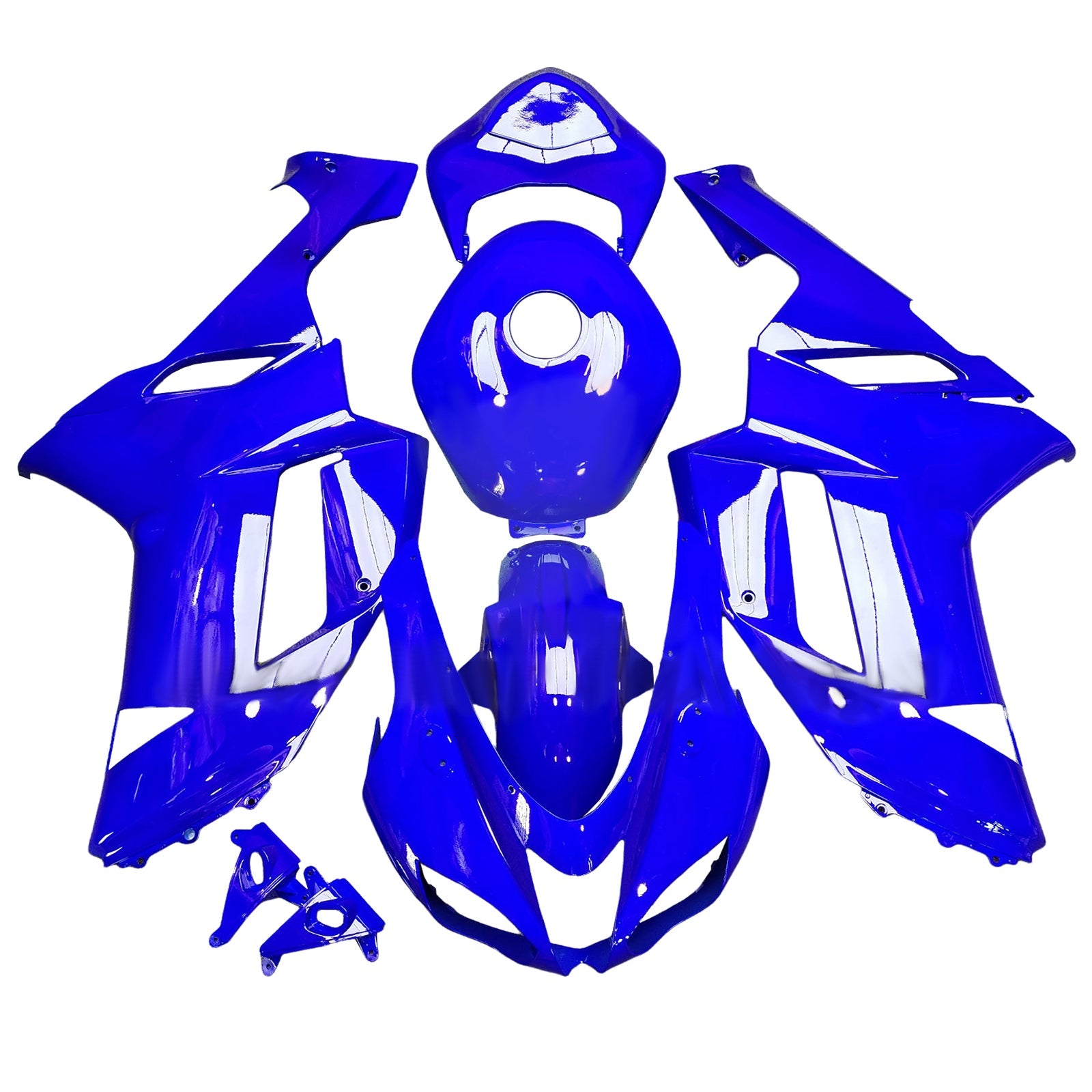 Injectie kuipkit, ABS Plastic carrosserie voor Kawasaki ZX6R 636 2007-2008