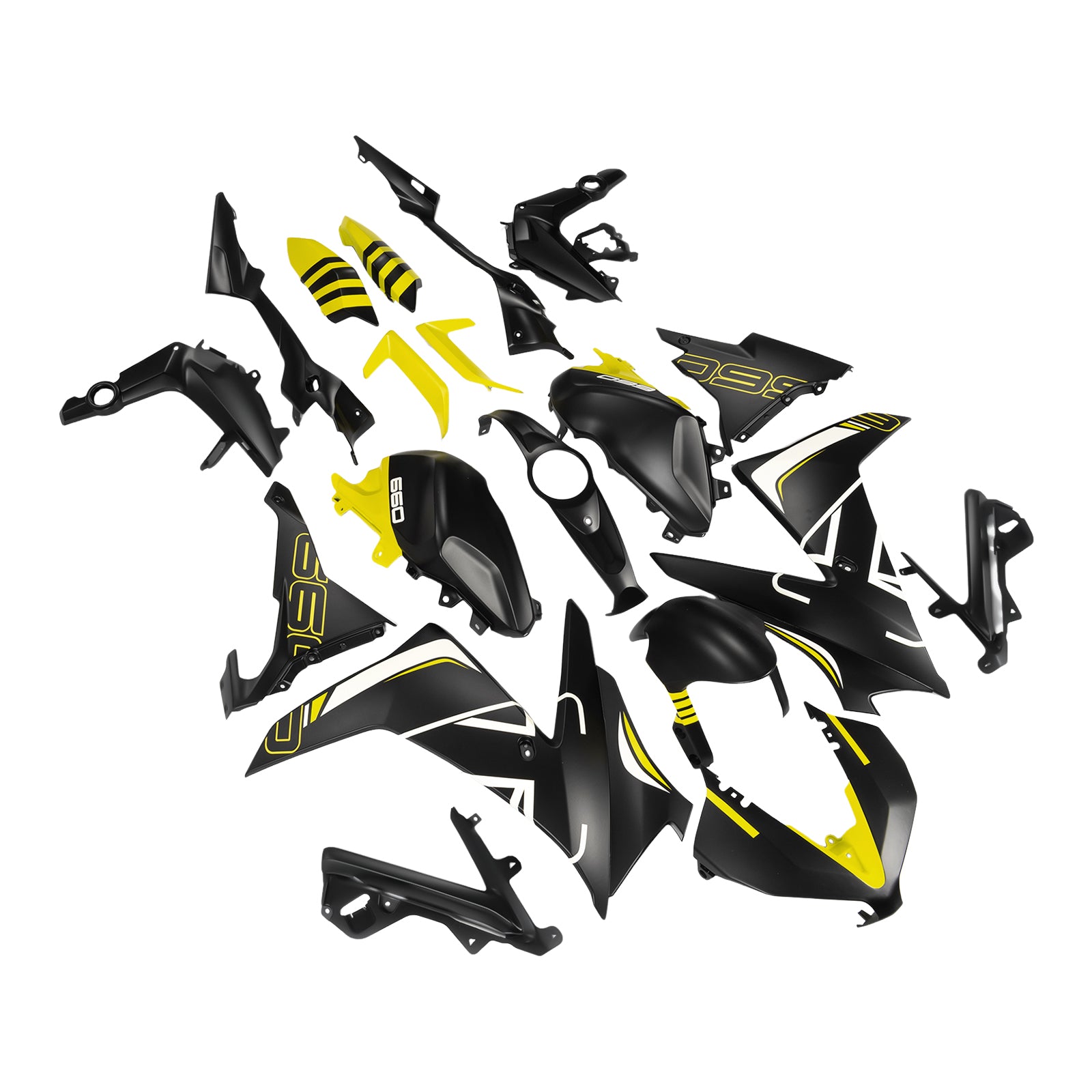 Kit de carénage de carrosserie par injection pour Daytona 660 2024-2025