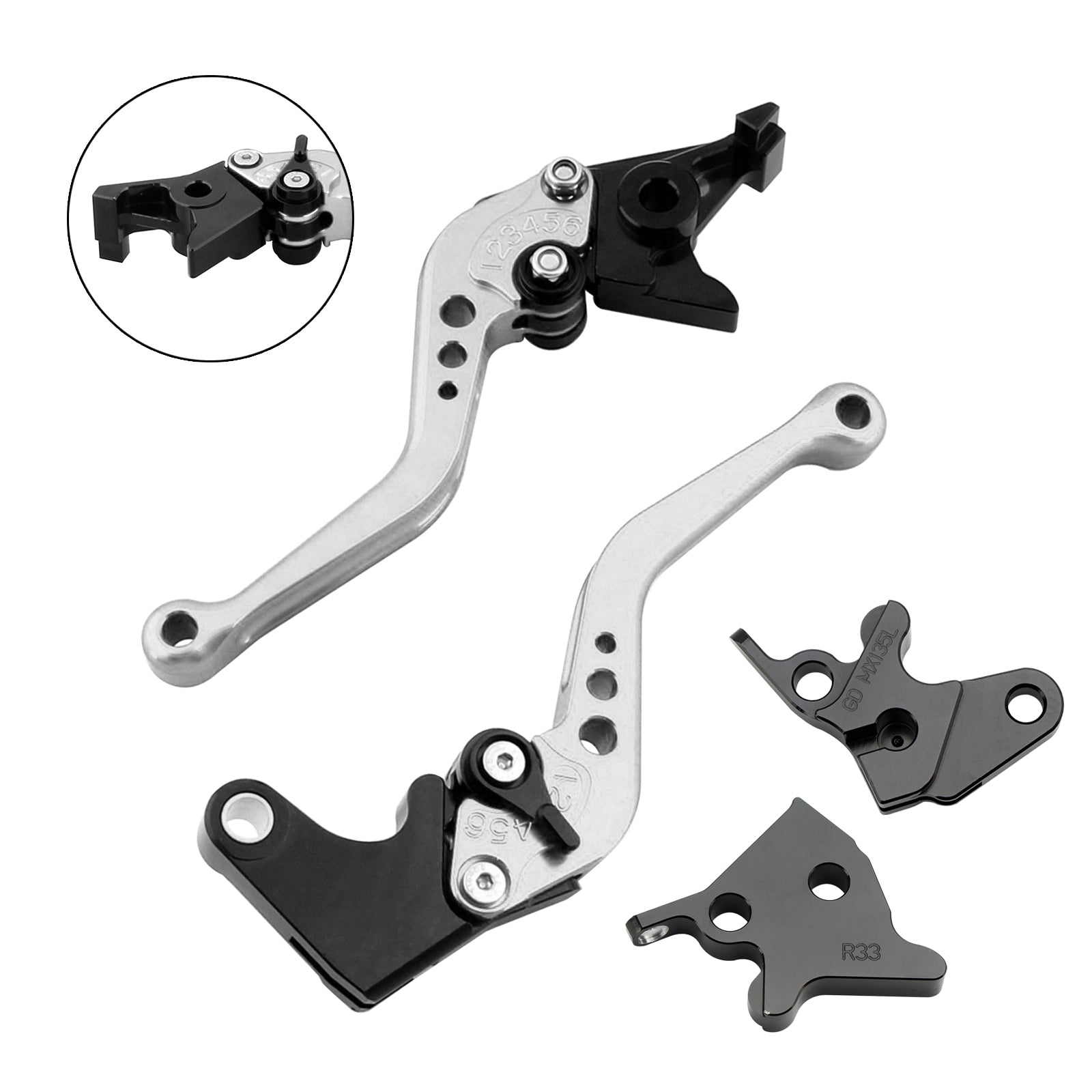 Ročica kratke zavore in sklopke za Yamaha YBR125 2005–2014