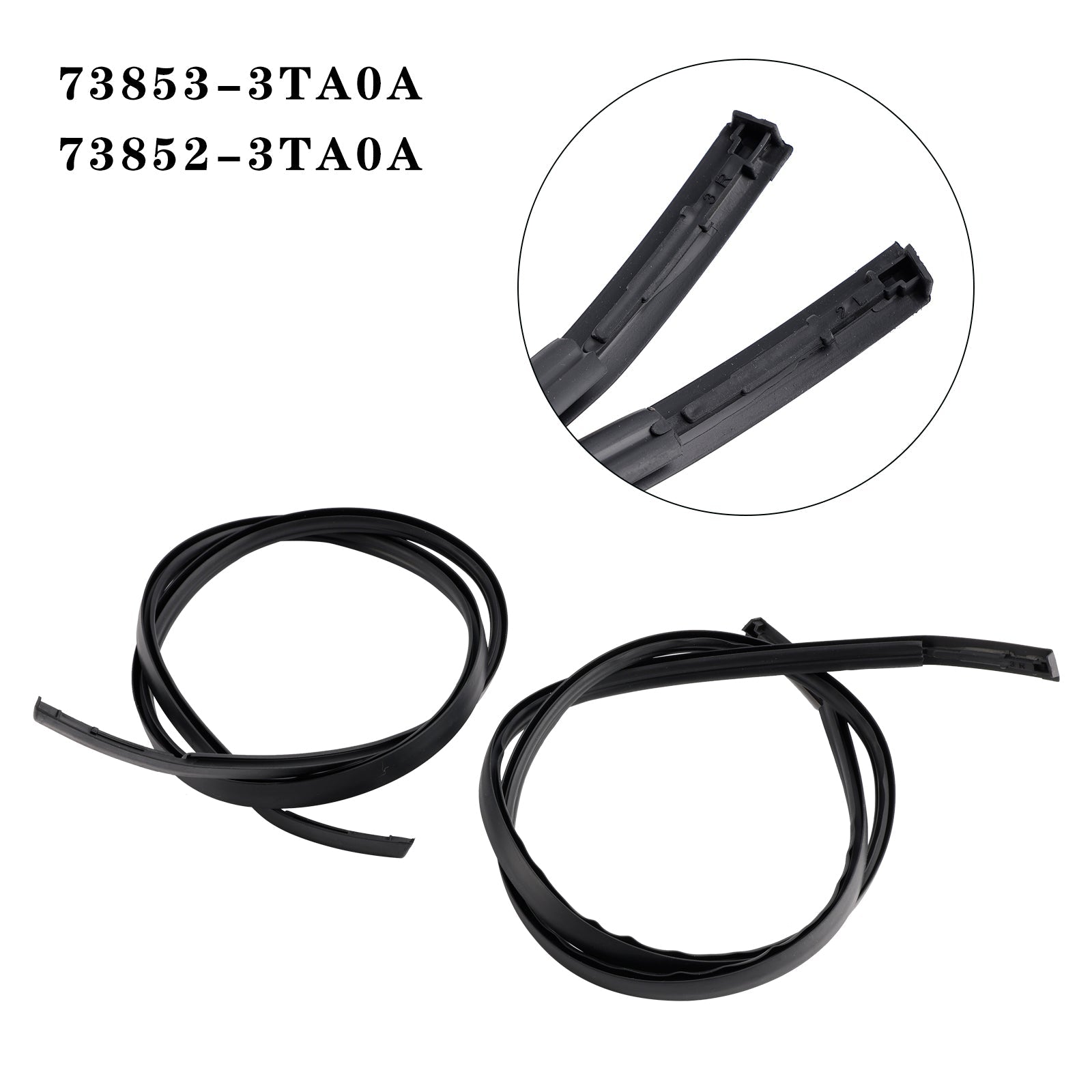 Gumijaste strehe za Nissan Altima 2013-2018 (2 kosa)