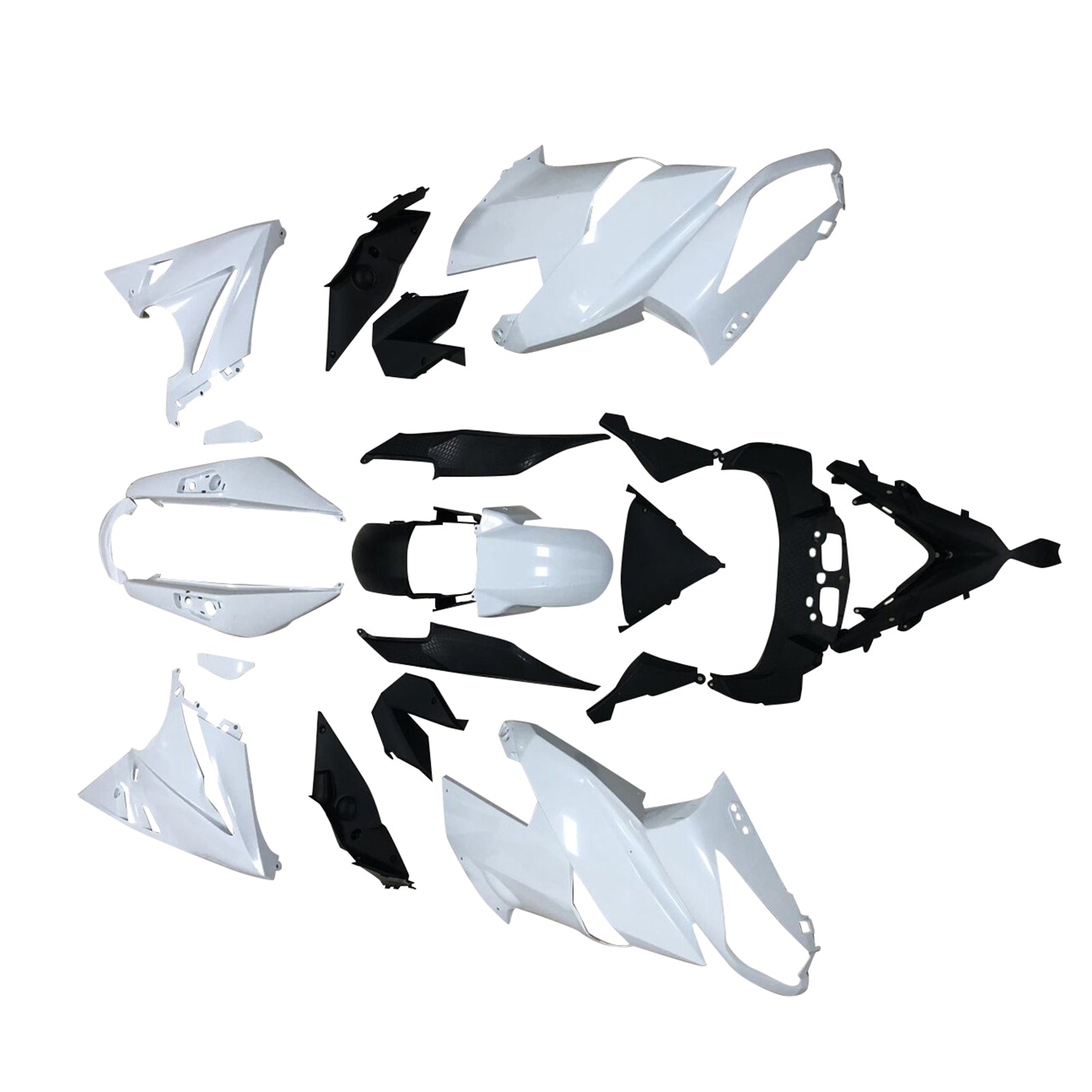 2009-2011 Kawasaki ER6F/Ninja 650 Ongelakte carrosseriekuipinjectie