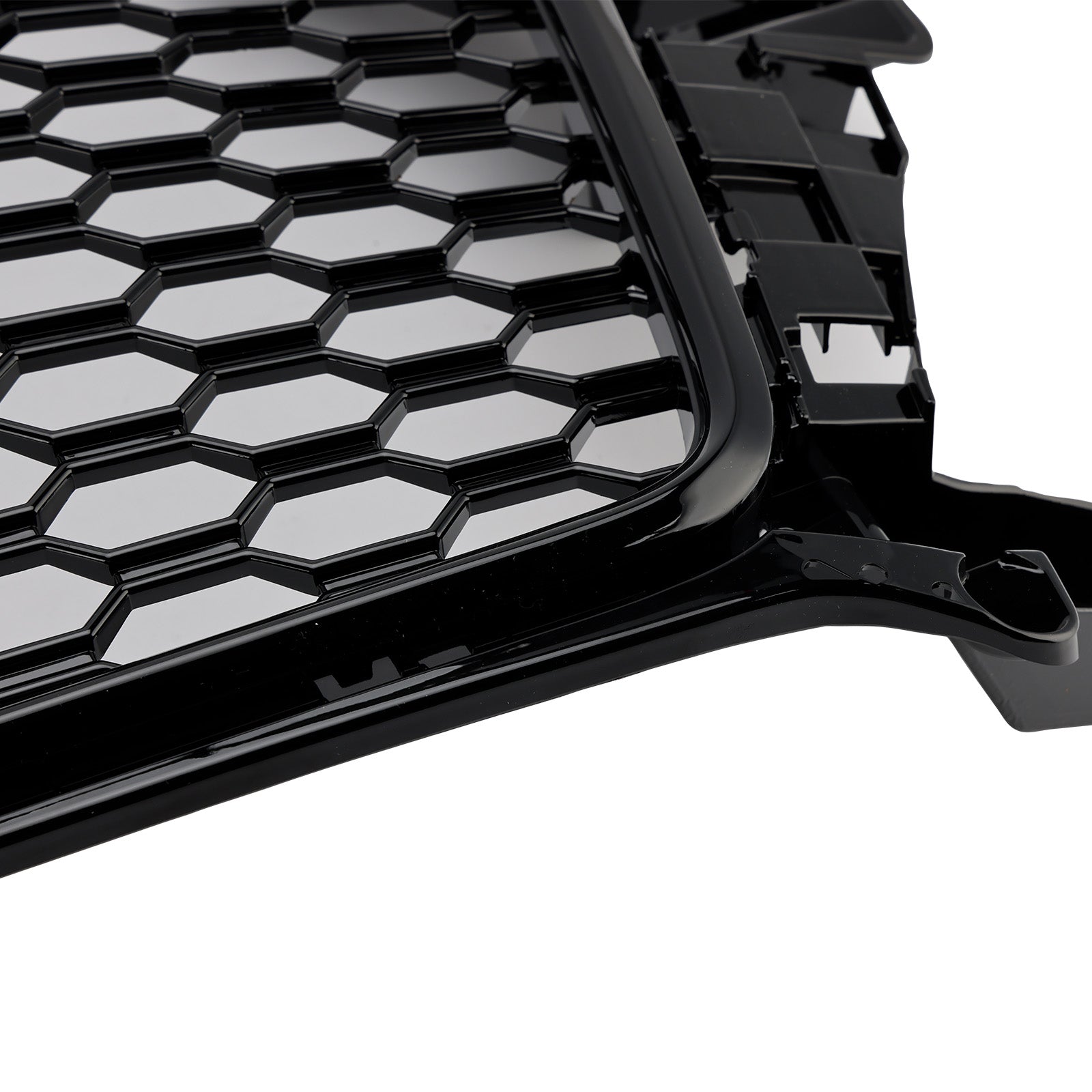Calandre avant style nid d'abeille noir brillant pour Audi Q3 RSQ3 (2016-2018)