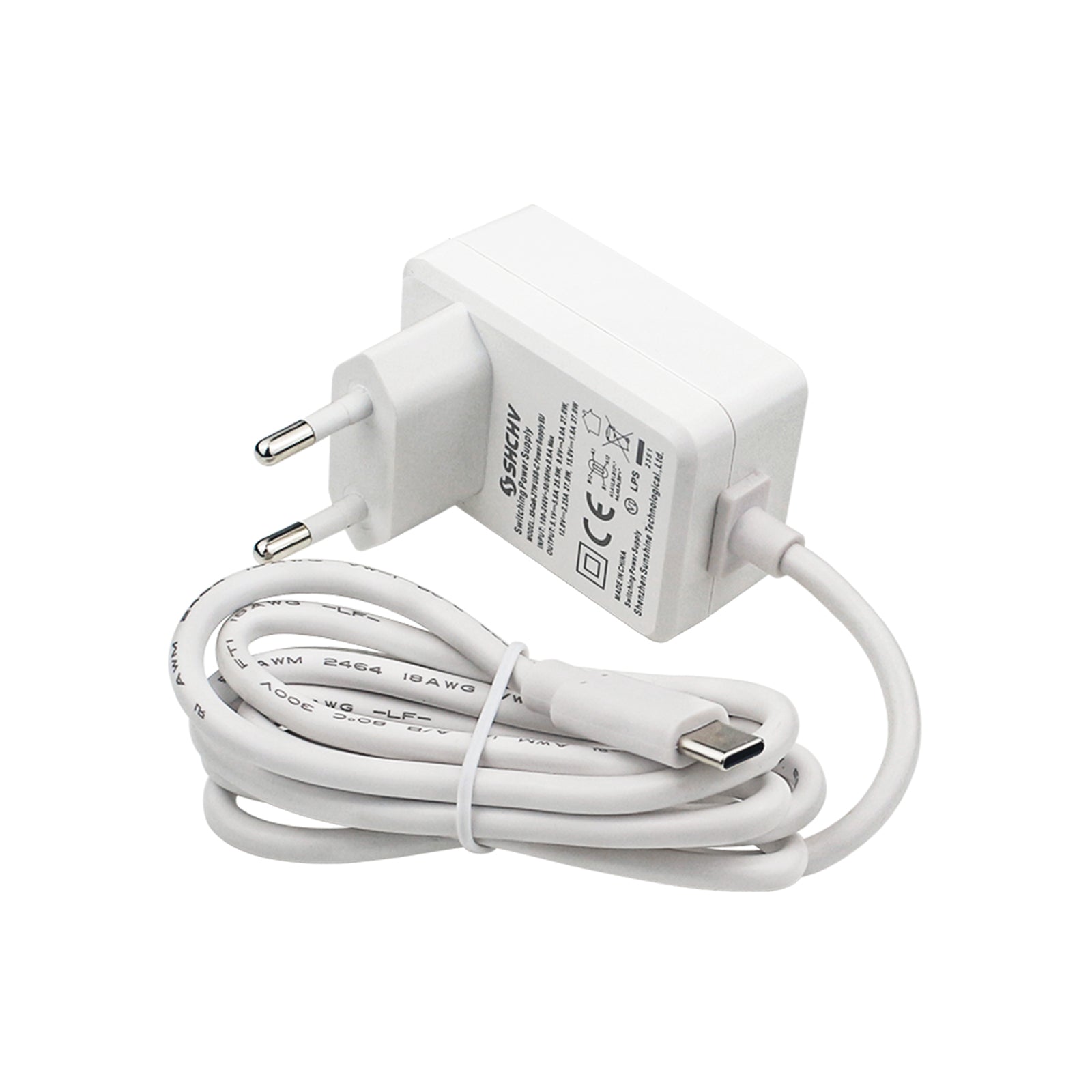 Raspberry Pi 5 Adattatore settoriale, interfaccia USB-C, 27W, 5V5A Potenza, corrente completa