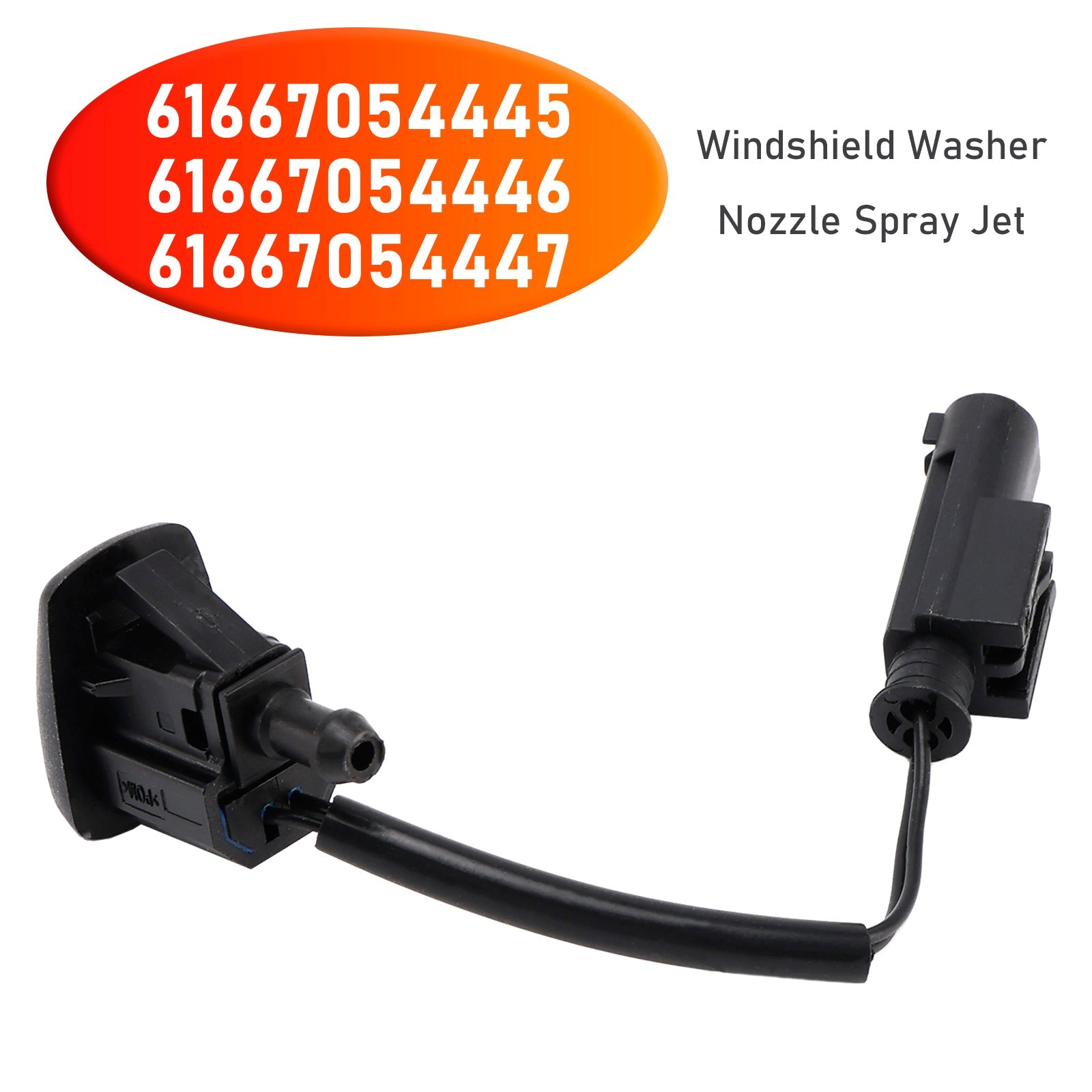 Šoba za pranje vetrobranskega stekla za BMW M6 E63 E64 630i 635d 645Ci 650i 61667054445