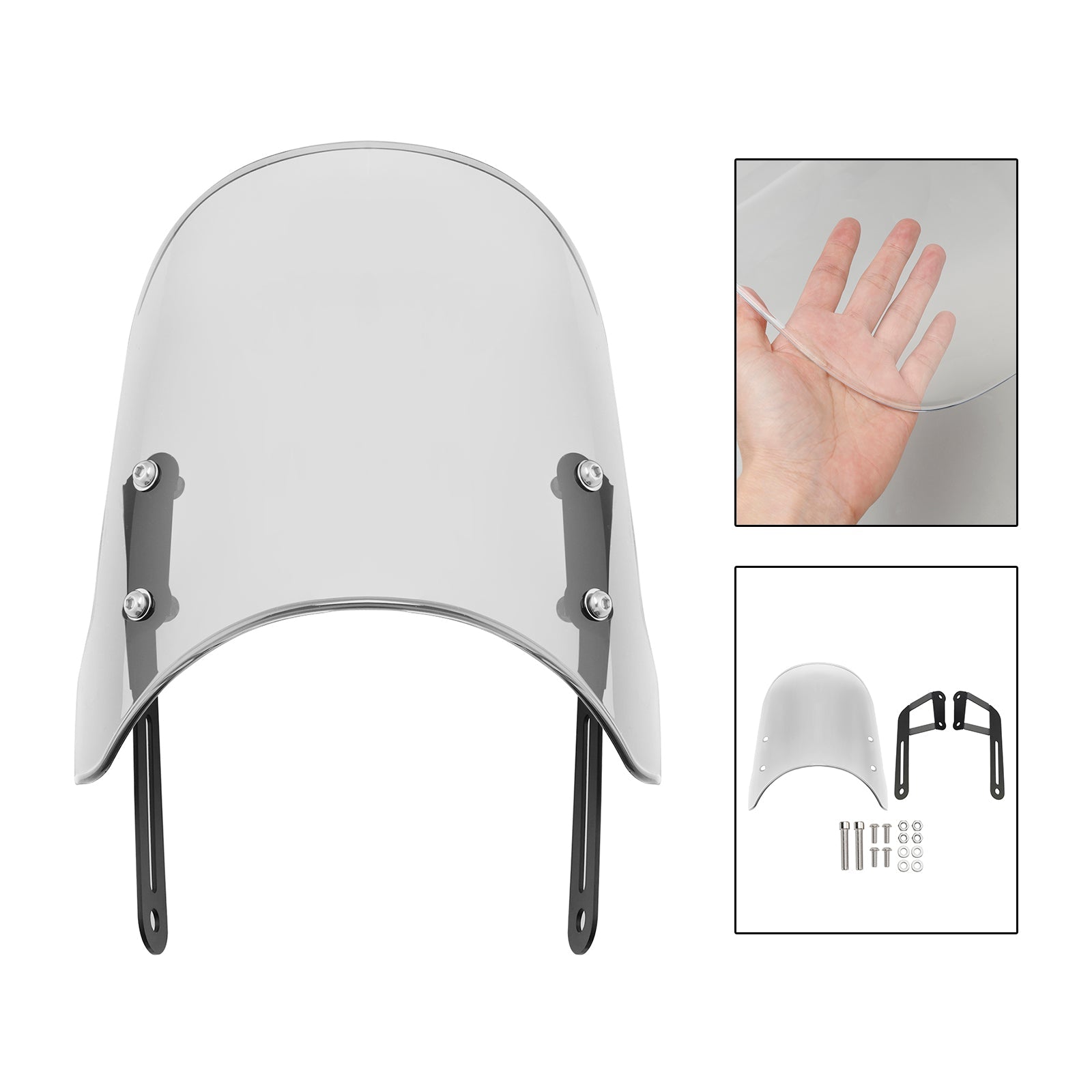 Tuulilasi sopiva tuulilasi Scrambler 1200 XC XE 19-23 Street Twin 900 16-23