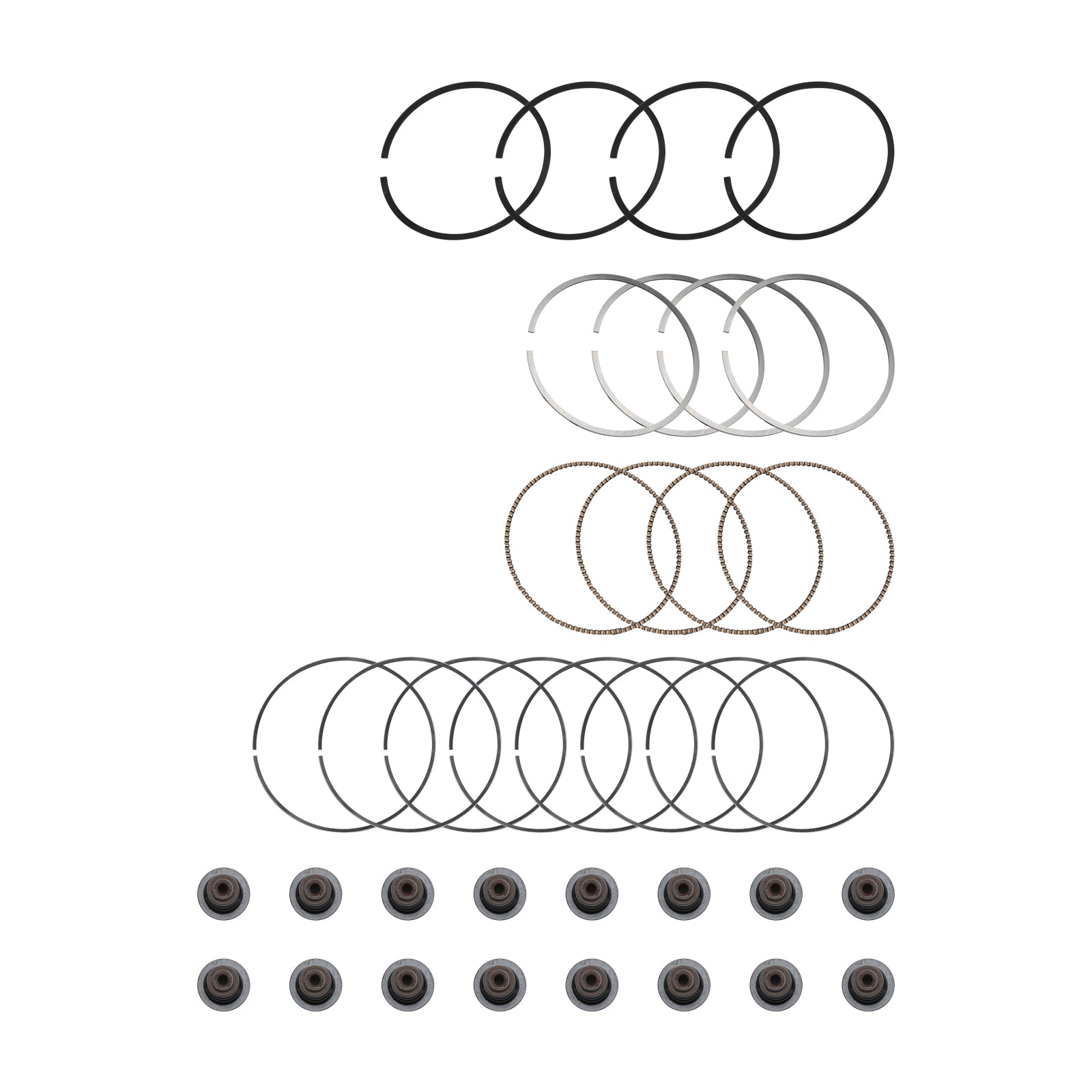 Zestaw do naprawy silnika Kia 2.4L G4KJ z wałem korbowym, drążkami i zestawem rozrządu