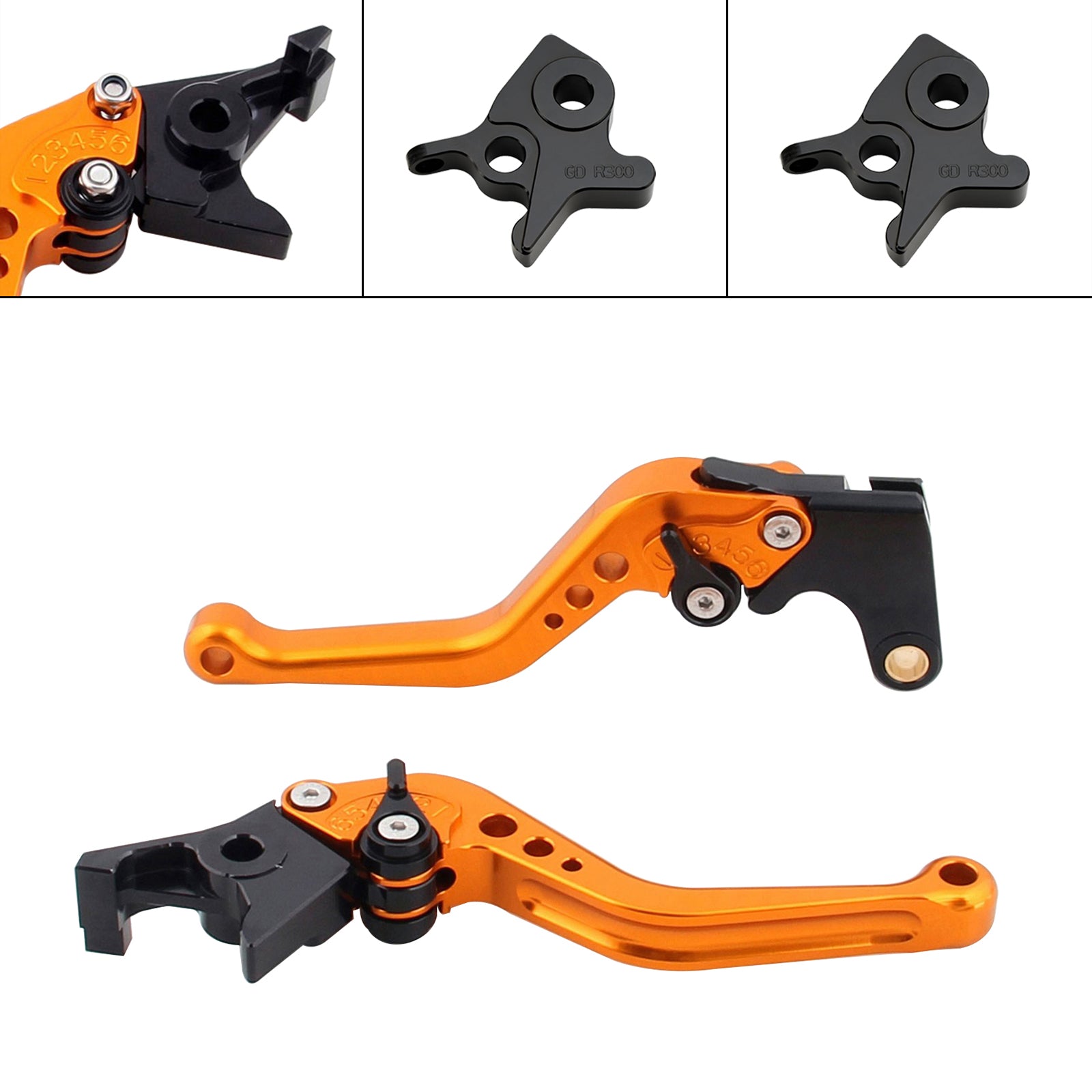 Palanca de freno y embrague corta para Kymco AK550 2017-2022