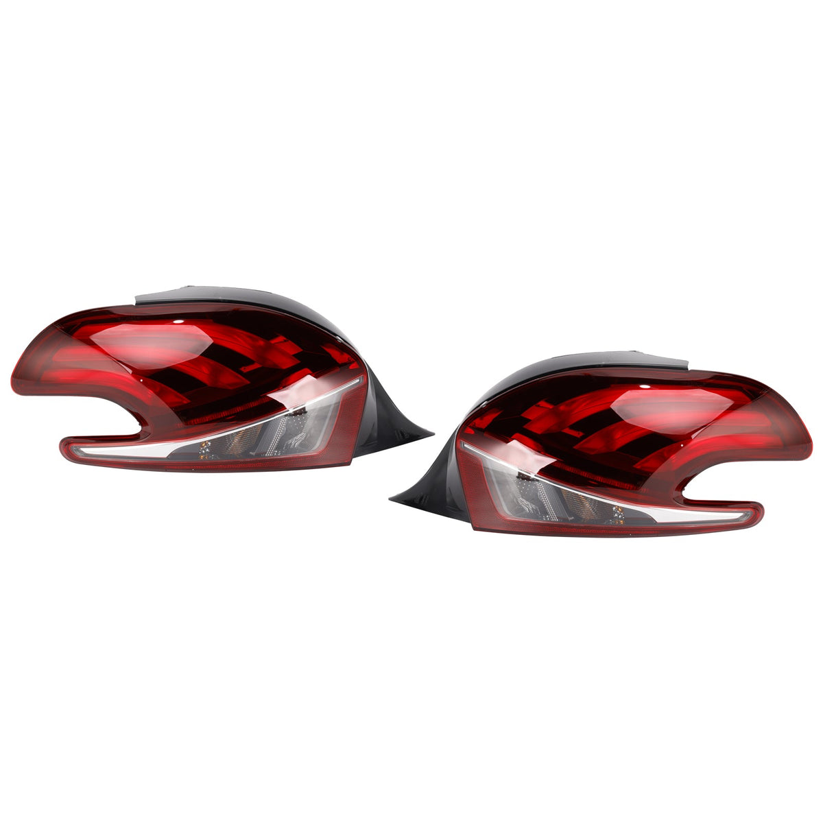 Feux arrière à LED gauche et droit pour Peugeot 208 (modèles restylés, 2015-2019)