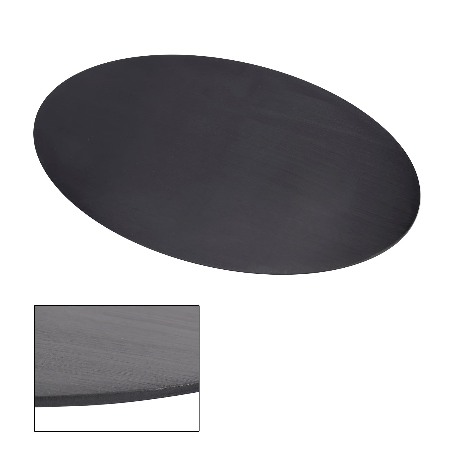 Oval Virgin Ovalna registrska tabla v aluminijasti zlitini, da se sestavite, univerzalna prilagoditev za motocikle