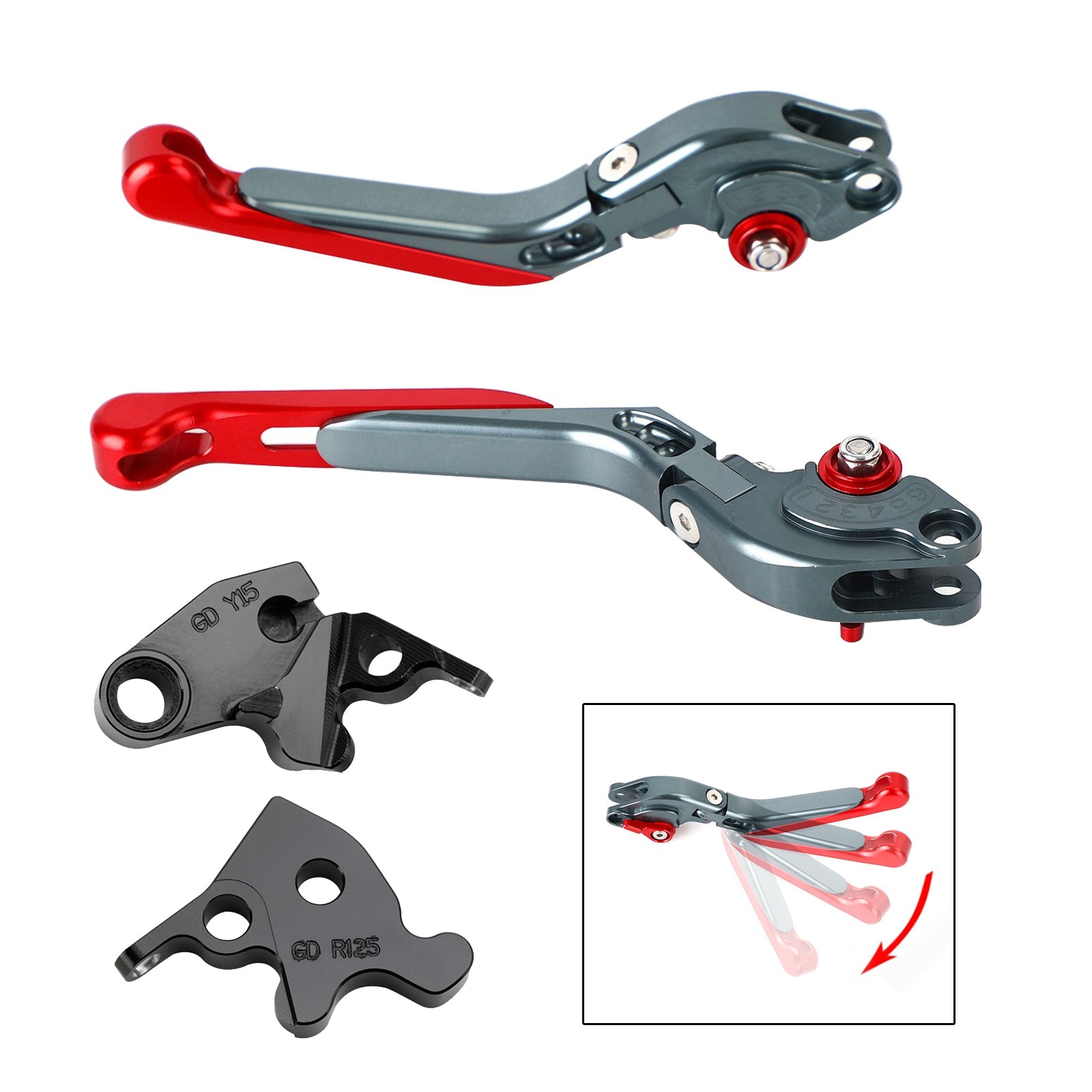 Leva del freno frizione regolabile per Yamaha XSR 155 MT15 2019-2022