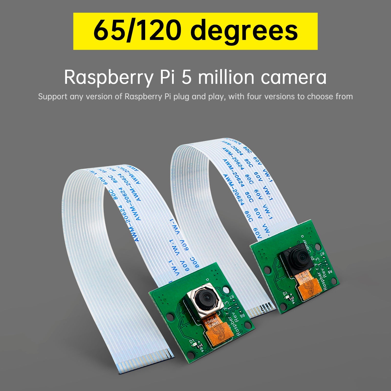 Raspberry Pi 4B Camera 5 miljoonaa HD OV5647 HD, kiinteä/automaattinen kehityskameramoduuli