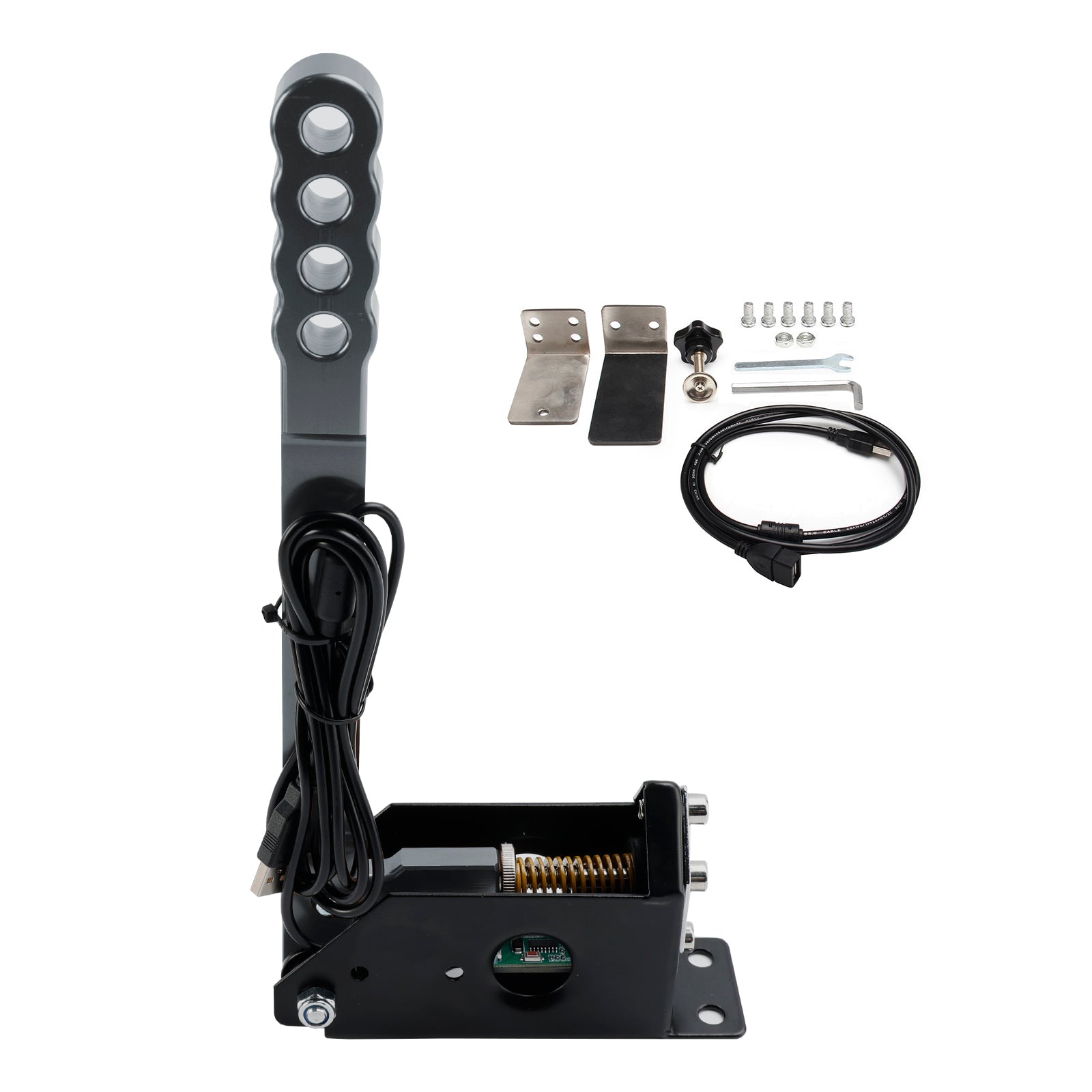 14 -bittinen kilpa -käsijarru USB SIM -PC: lle, jossa on omaisuuspihdit G27/G29/T300/T500