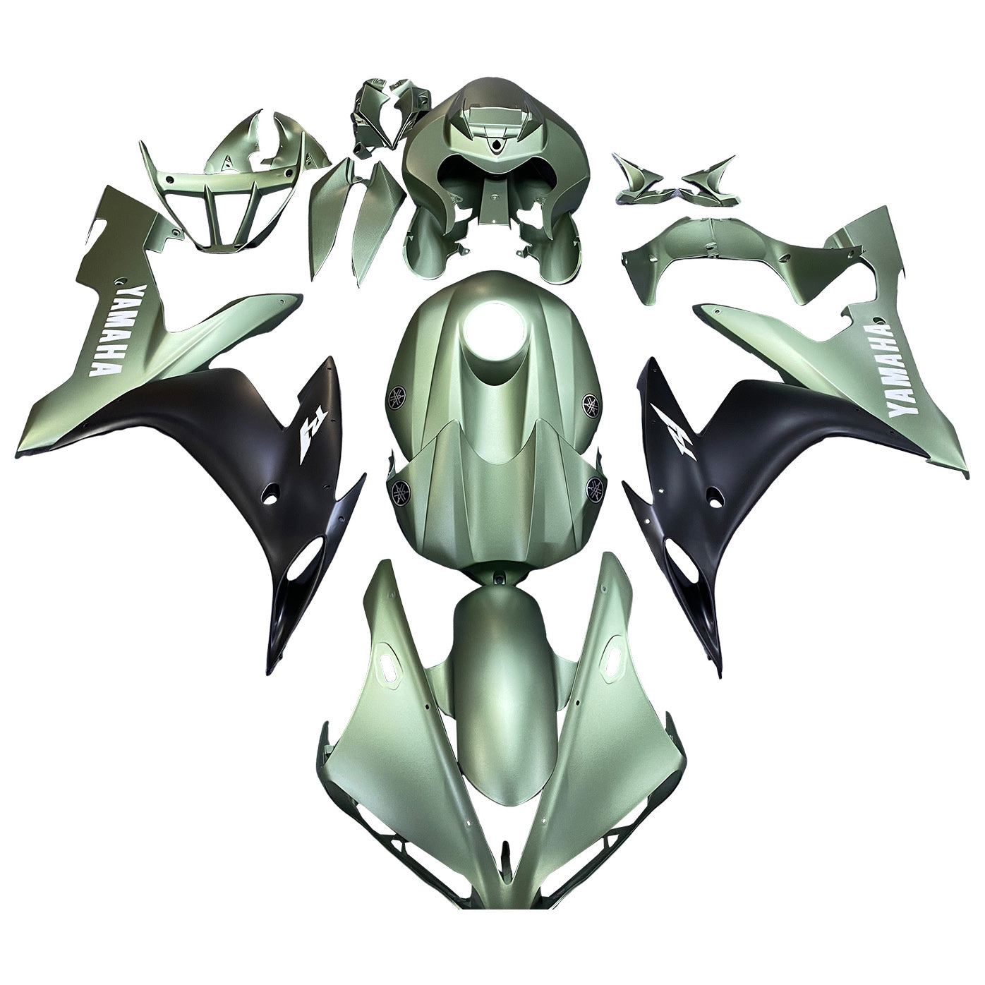 Wtryskowe Zestaw owiewki nadwozie Plastikowe ABS DOSIDY DO YAMAHA YZF 1000 R1 2004-2006