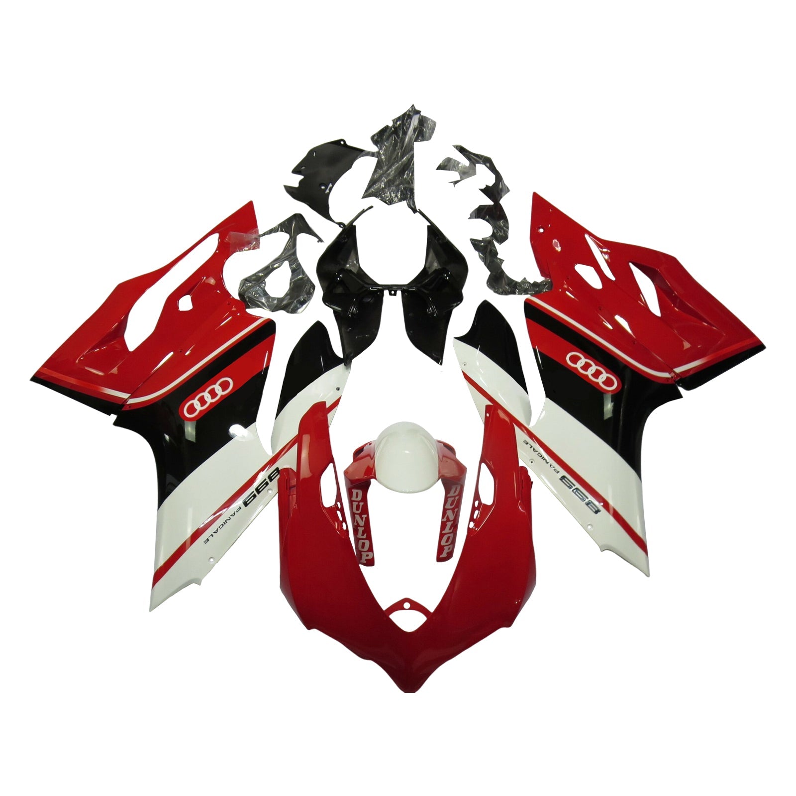 Kit di carenatura a iniezione Ducati 1199 2012-2015 Bodywork di plastica ABS