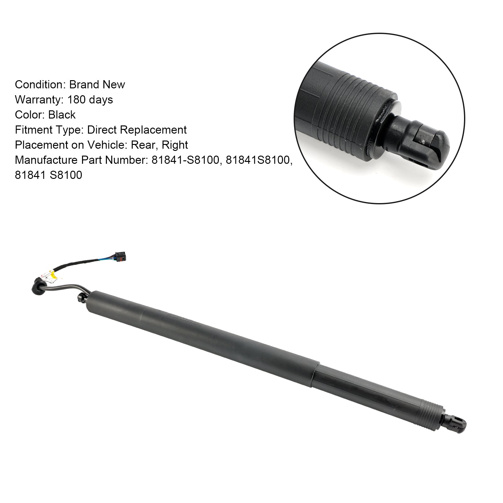 Prawa jednostka napędowa Assy Power Tail Gate 81841S8100 Dla Hyundai Palisade 2020-2022