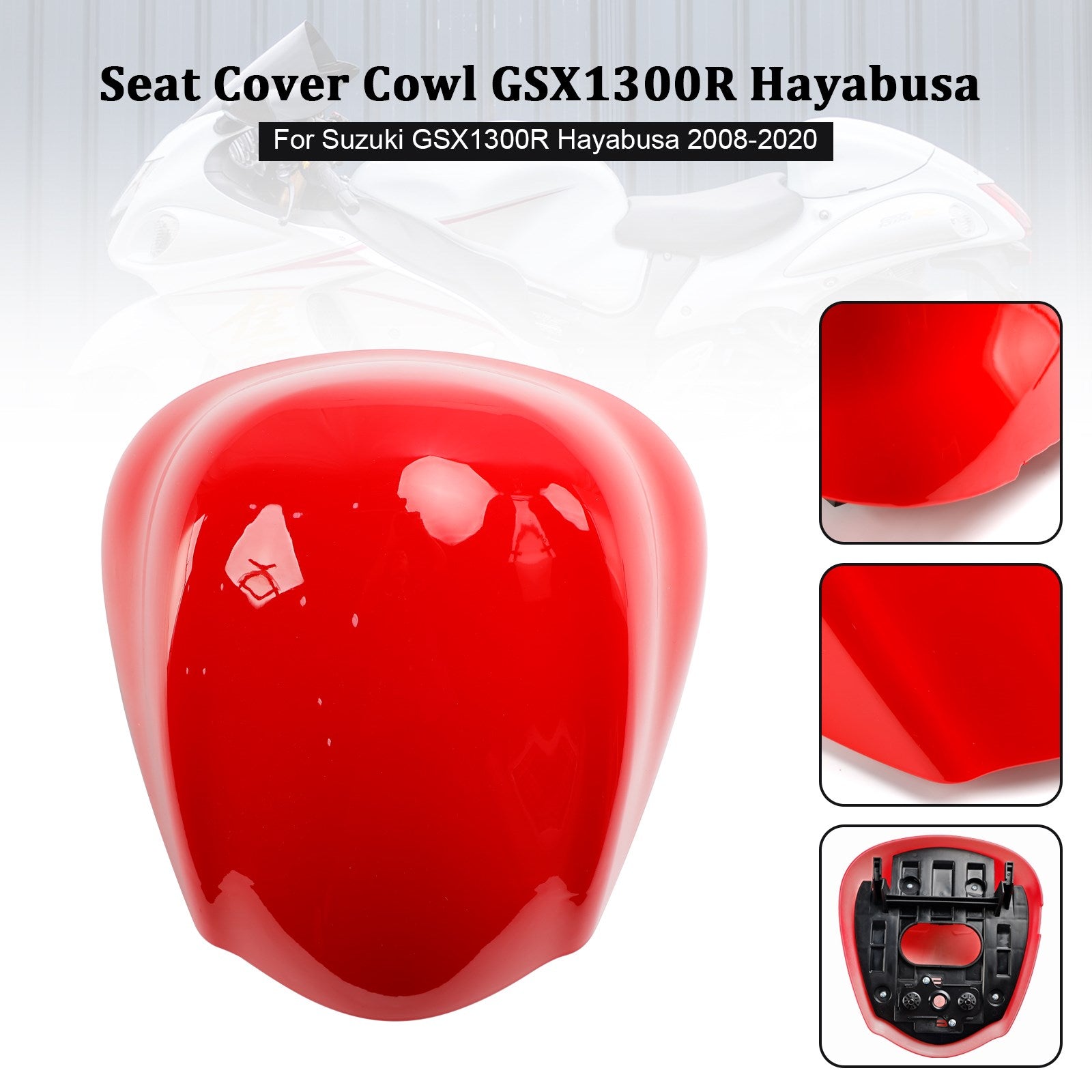 Cubierta del soporte del asiento trasero para Suzuki GSX1300R GSX-R1300 Hayabusa 2008-2020