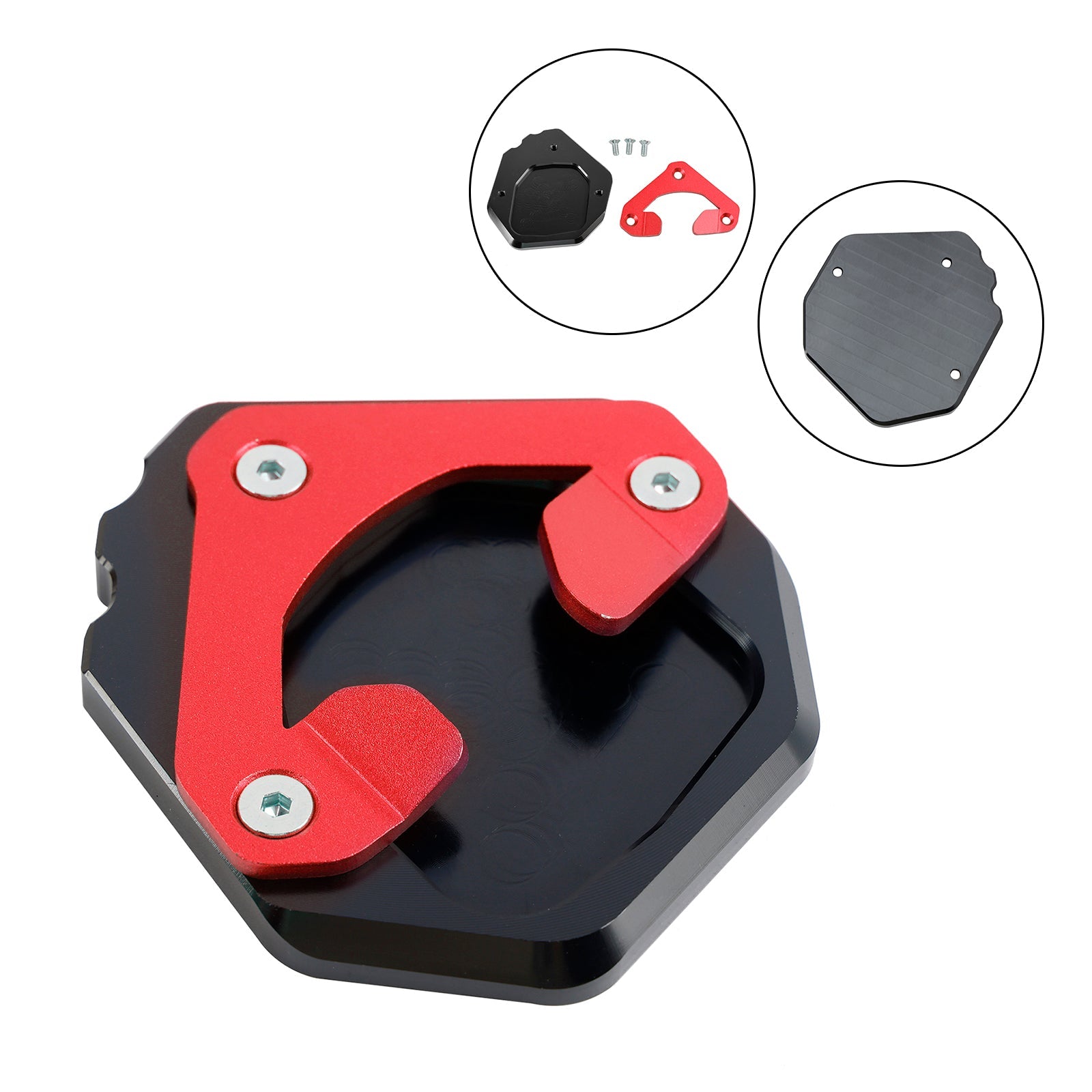 Support de plaque d'agrandissement de béquille Yamaha Tenere 700 2019-2023