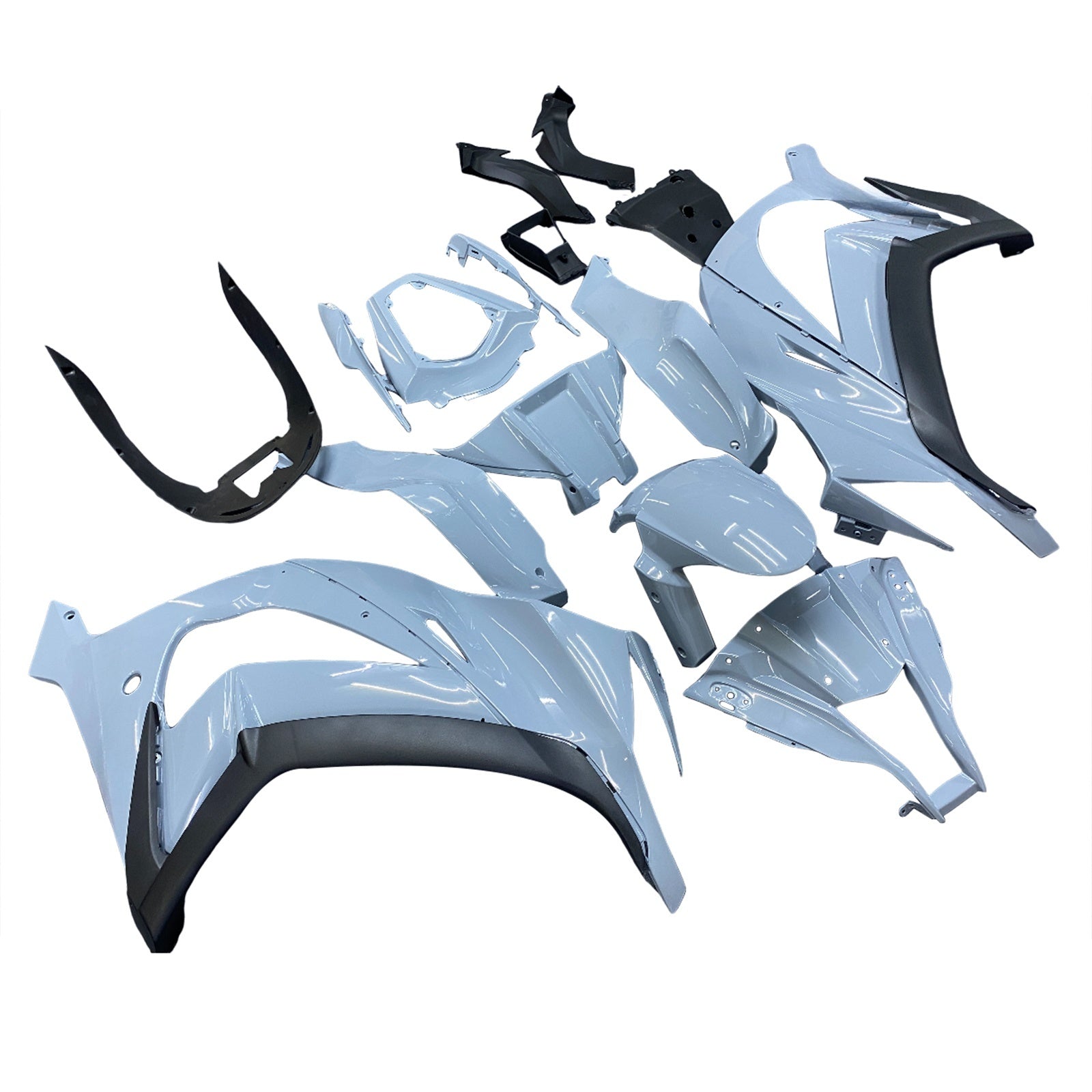 Kit de carénage injecté en plastique ABS pour Kawasaki ZX10R 2011-2015