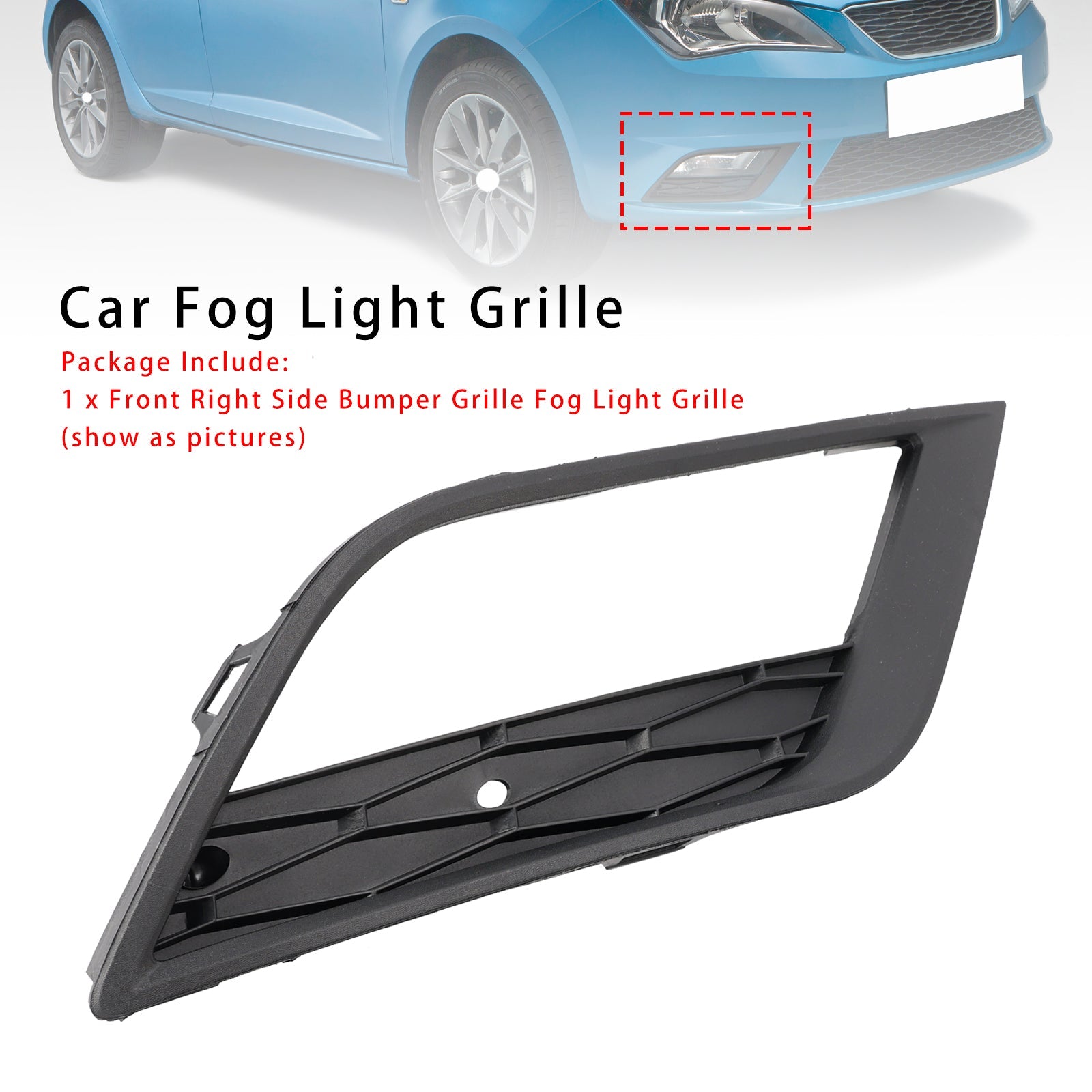 Fire Grille Fighter Side para el asiento Ibiza Mk4 2013-2016 6J085366F