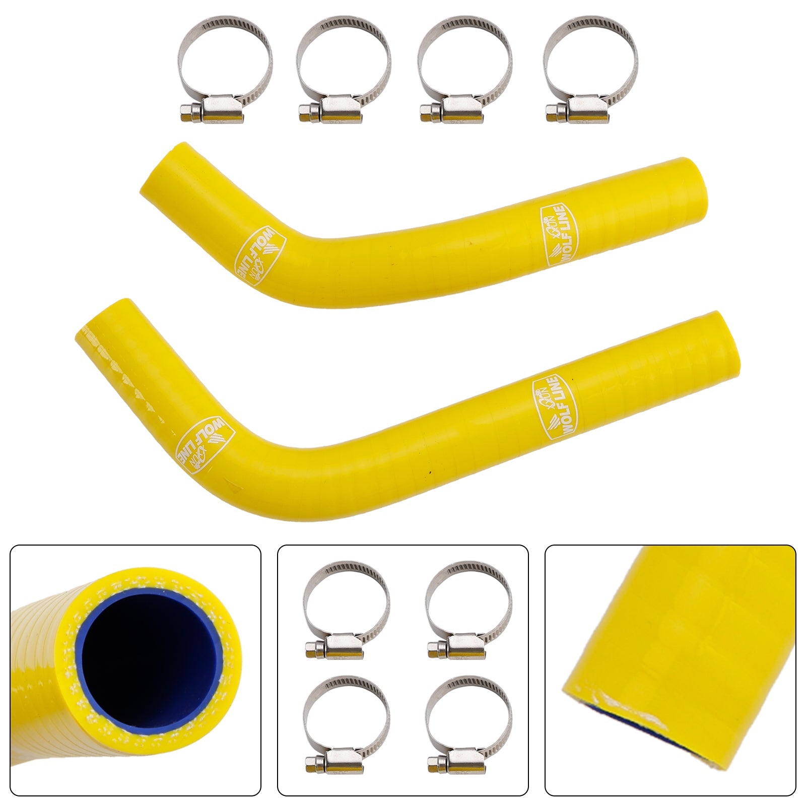 Manguera de enfriamiento de silicona para radiador Yamaha MT-03 MT-25 YZF R3 R25 2015-2024