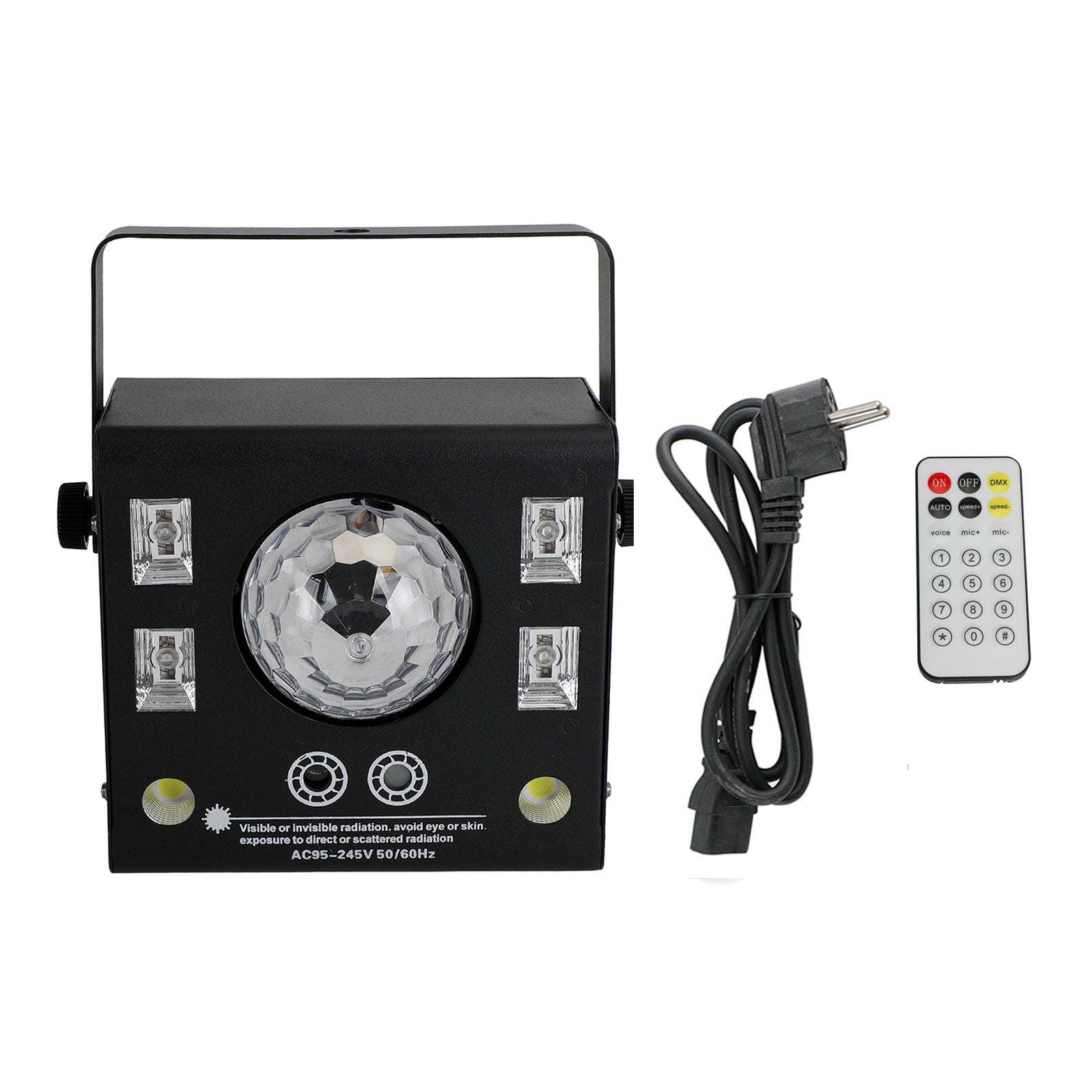 4 En 1 RGB Disco Party DJ Light LED Stage DMX Magic Ball Light Strobe Beam Light