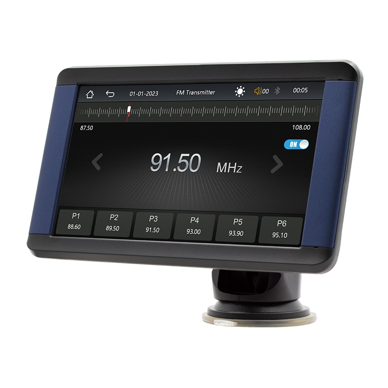 7 inch draagbare auto MP5-speler Bluetooth-monitor Draadloos Carplay + 4 LED-camera's