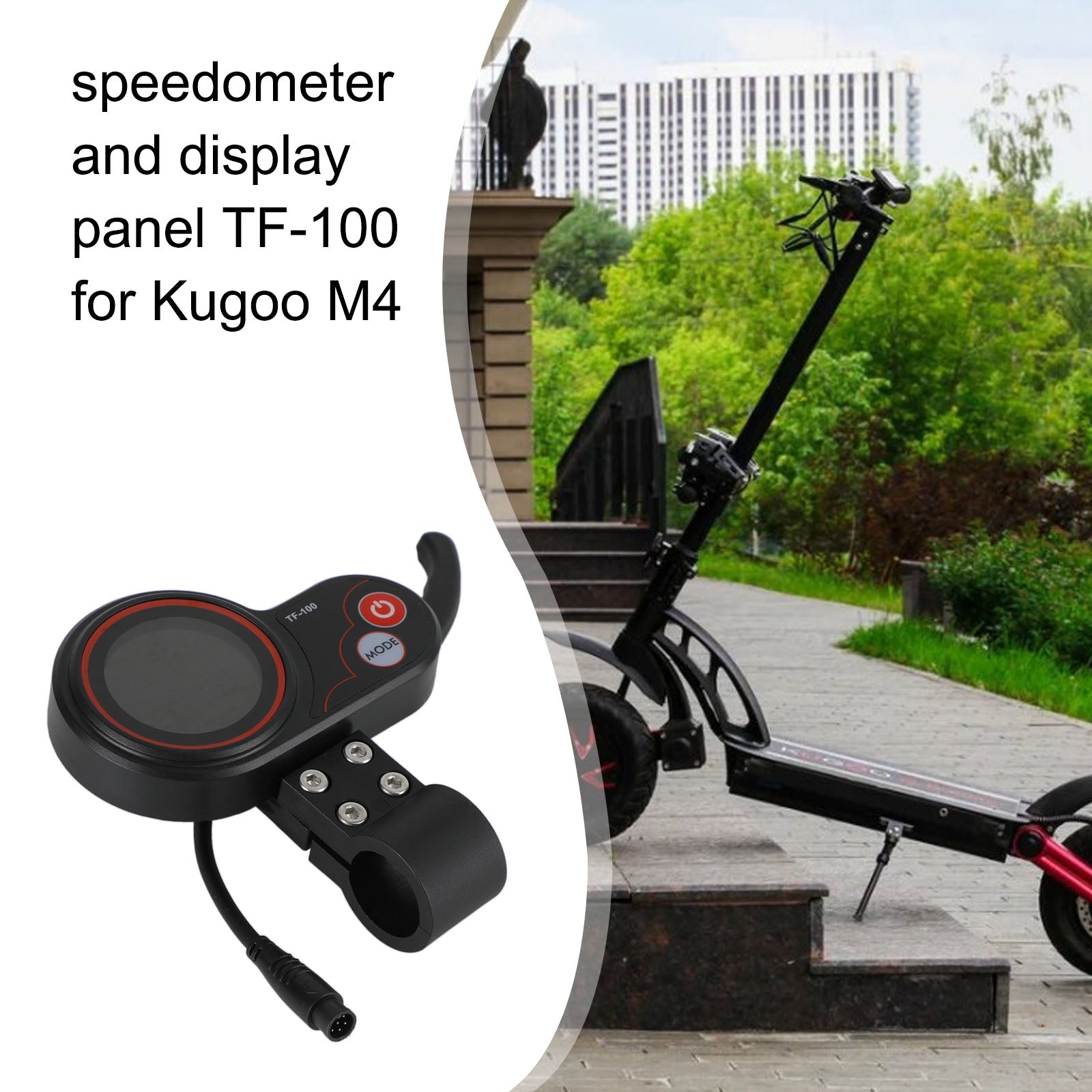 Elektroroller TF-100 48V 20A Display Tachometer Passend für Kugoo m4/M4 Pro