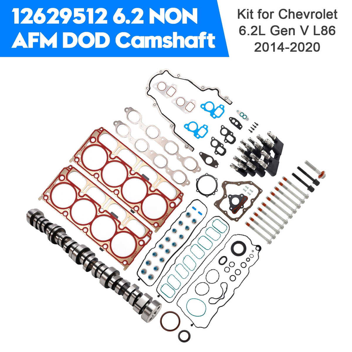 Kit d'arbre à cames 12629512 pour GMC Yukon XL 6.2L 6.2 NON AFM DOD (2015-2020)