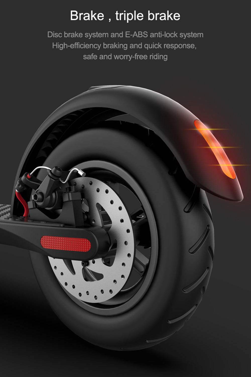 5" 350 W:n 45 km:n taittuva sähköpotkulauta aikuisten kaupunkiliikenteeseen 8