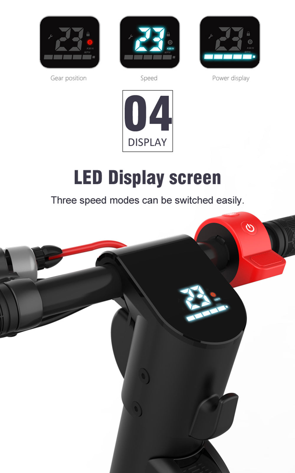 10-calowa składana hulajnoga elektryczna o mocy 350 W i zasięgu 45 KM do dojazdów do miasta dla dorosłych