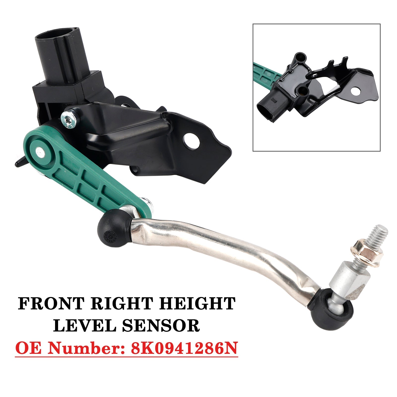 Capteur de réglage de la portée des phares avant droit 8K0941286N pour Audi A4 2007-2015