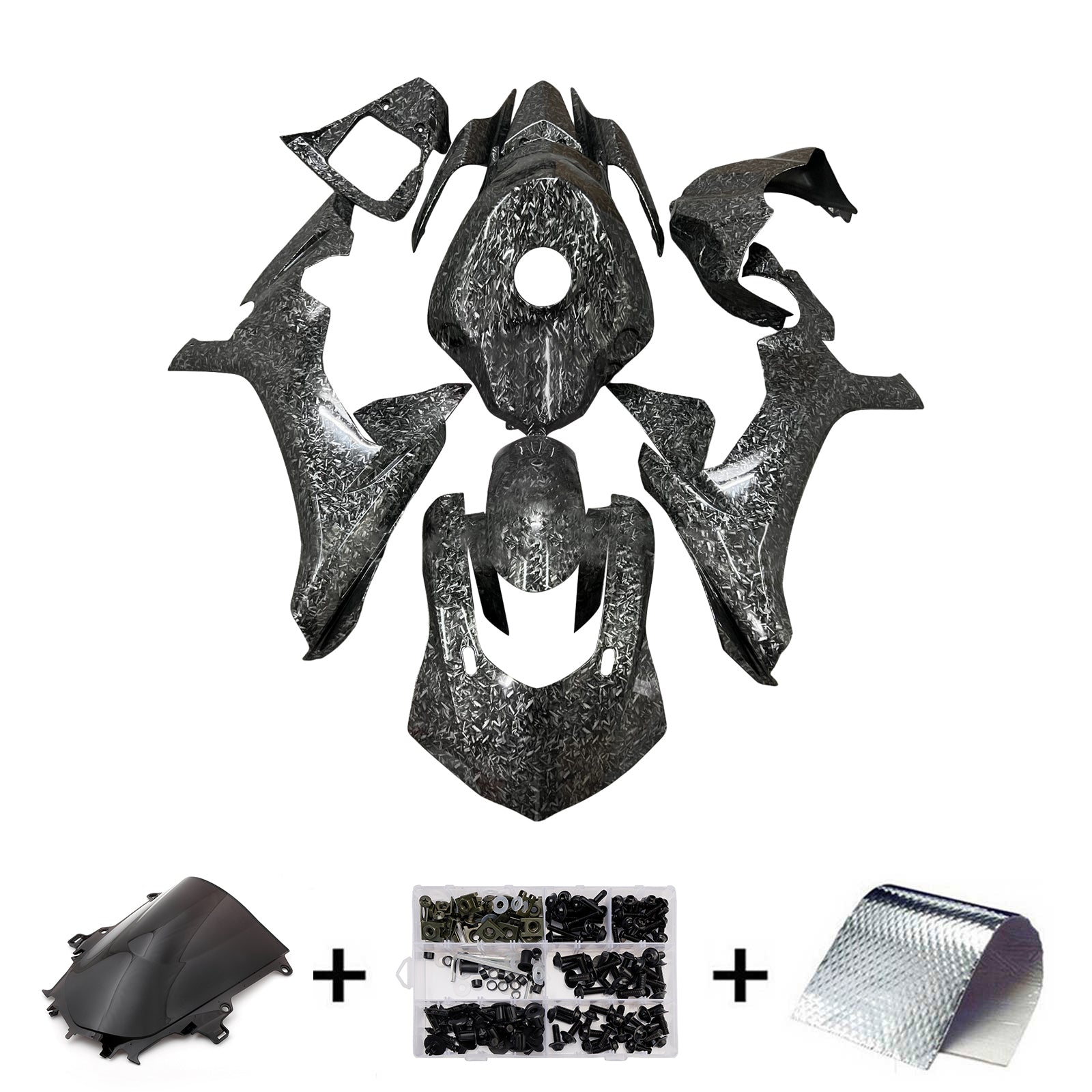 Kit de carénage injecté en plastique ABS pour Yamaha YZFR1 YZF-R1 2015-2019