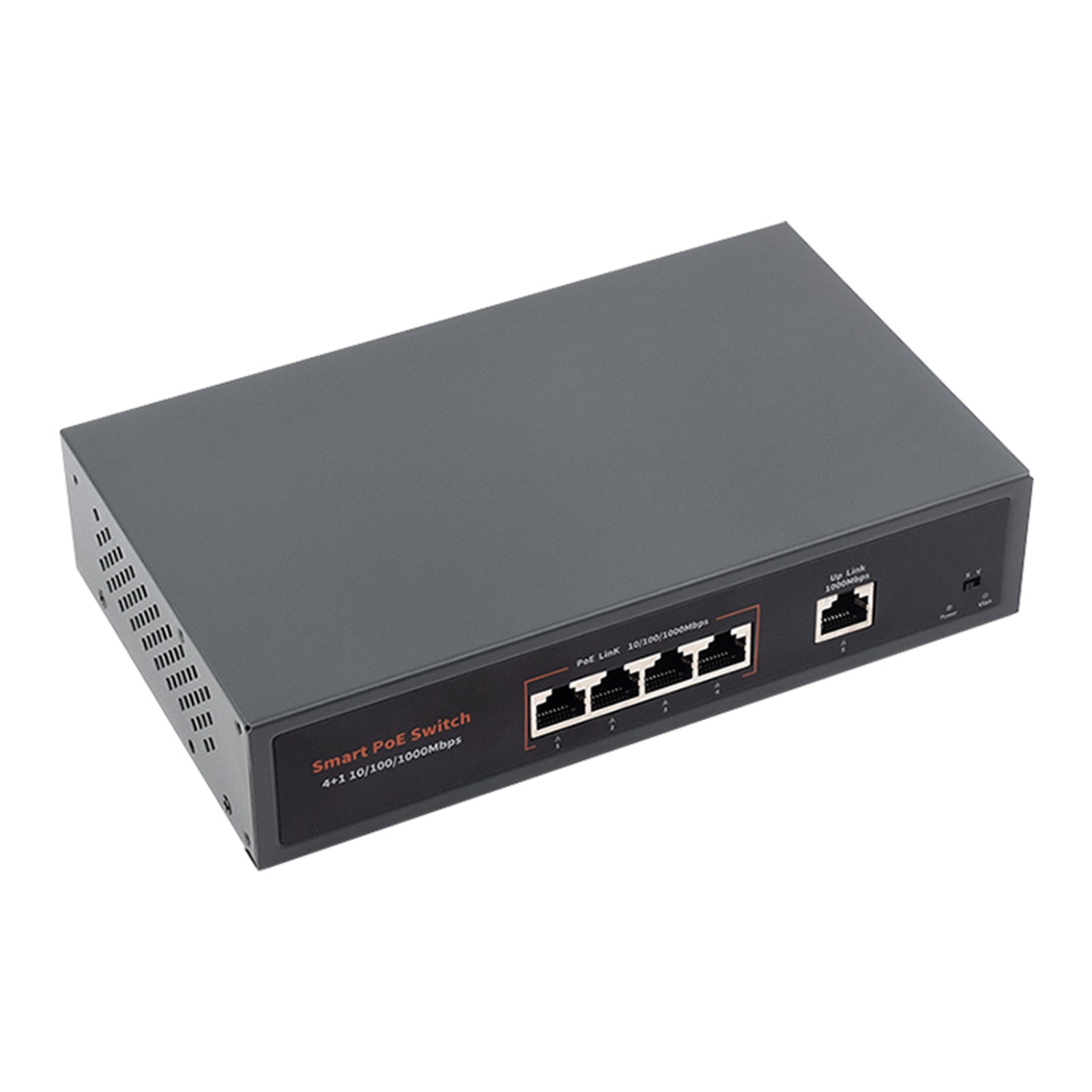 Przełącznik Gigabit Ethernet Poe o mocy 120 W. Port 10/100/1000M Adaptacyjny Plug Play 4 sieci