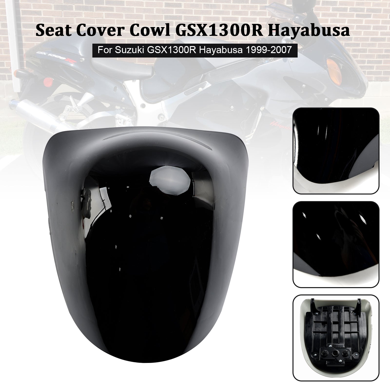 Cubierta del soporte del asiento trasero para Suzuki GSX1300R GSX-R1300 Hayabusa 1999-2007