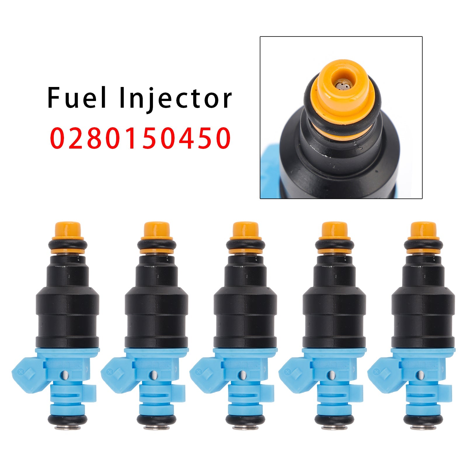 5 injecteurs de carburant pour Fiat Lancia Kappa Coupé 2.0 20V Turbo 0280150450