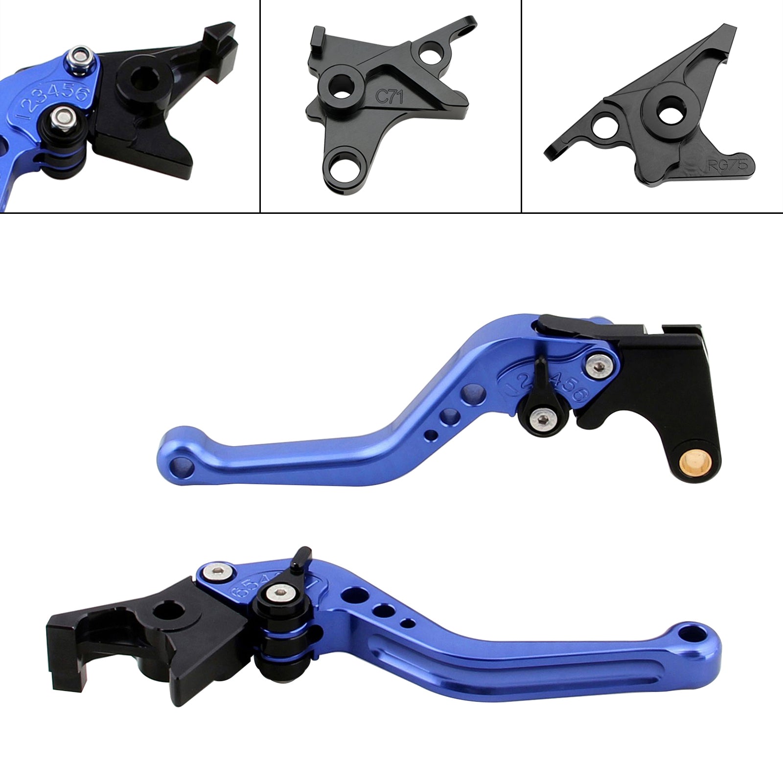 Levier de frein et d'embrayage court pour BMW R NINE T / PURE / RACER 2017-2023