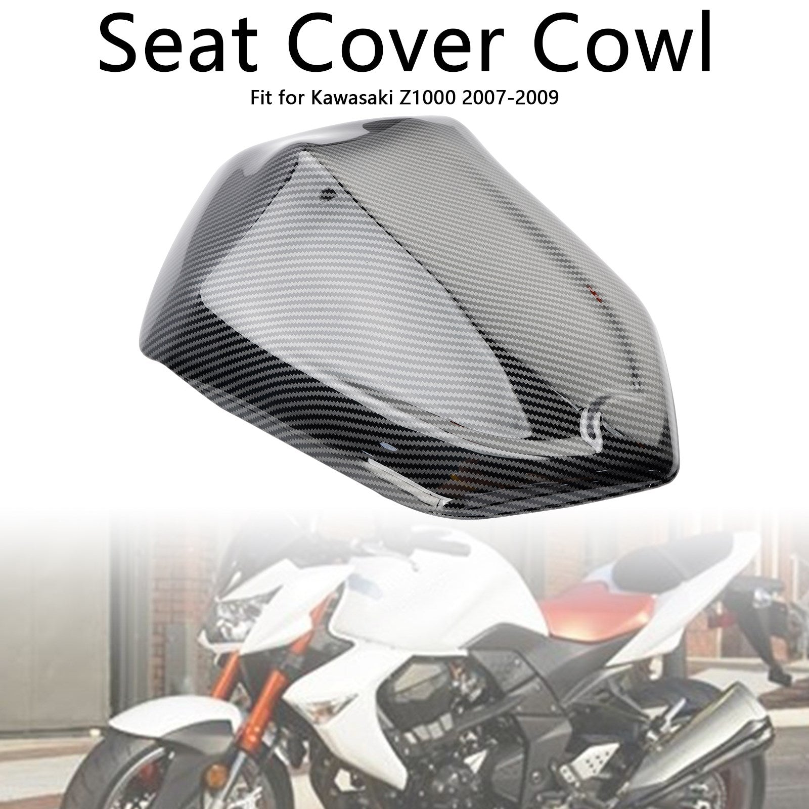 Capot de carénage de siège arrière pour Kawasaki Z1000 2007-2009